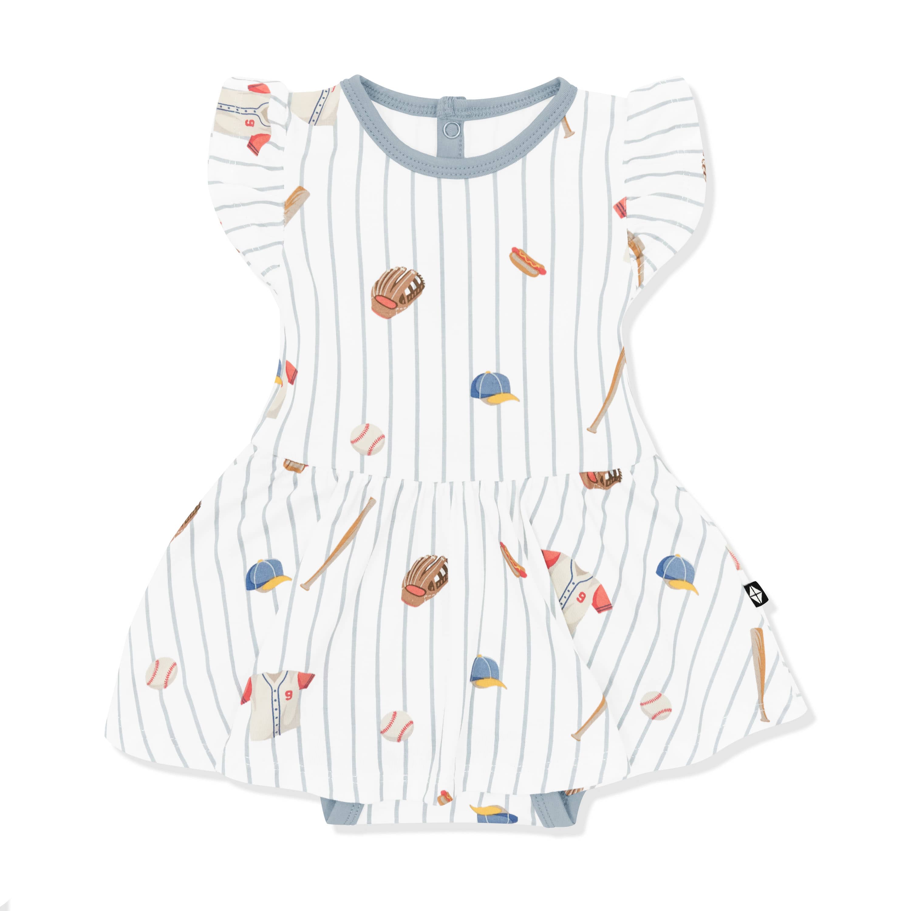 Twirl Bodysuit Dress in Home Run
