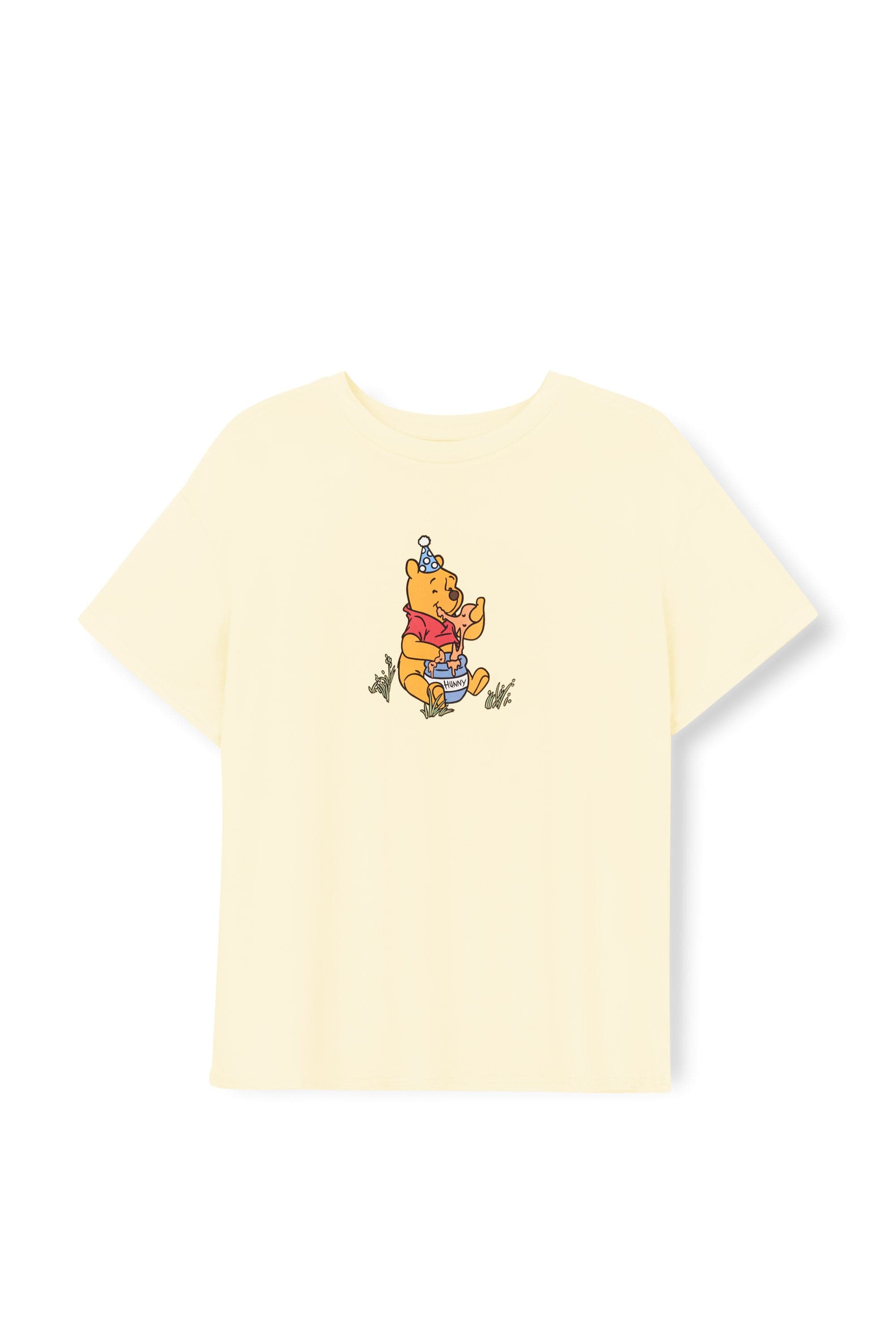 Women's Graphic Tee in Winnie the Pooh on Chamomile