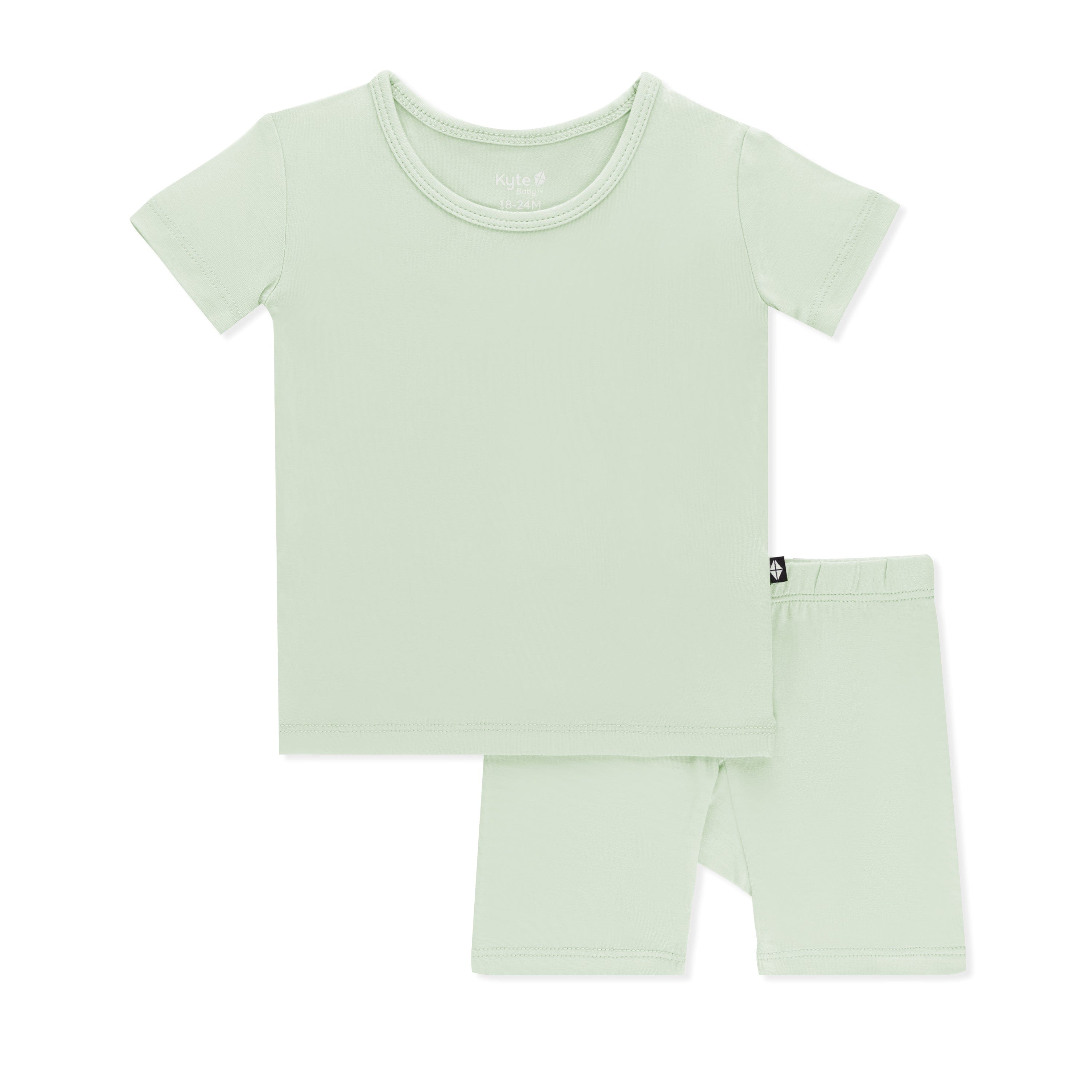 Short Sleeve Pajamas in Basil