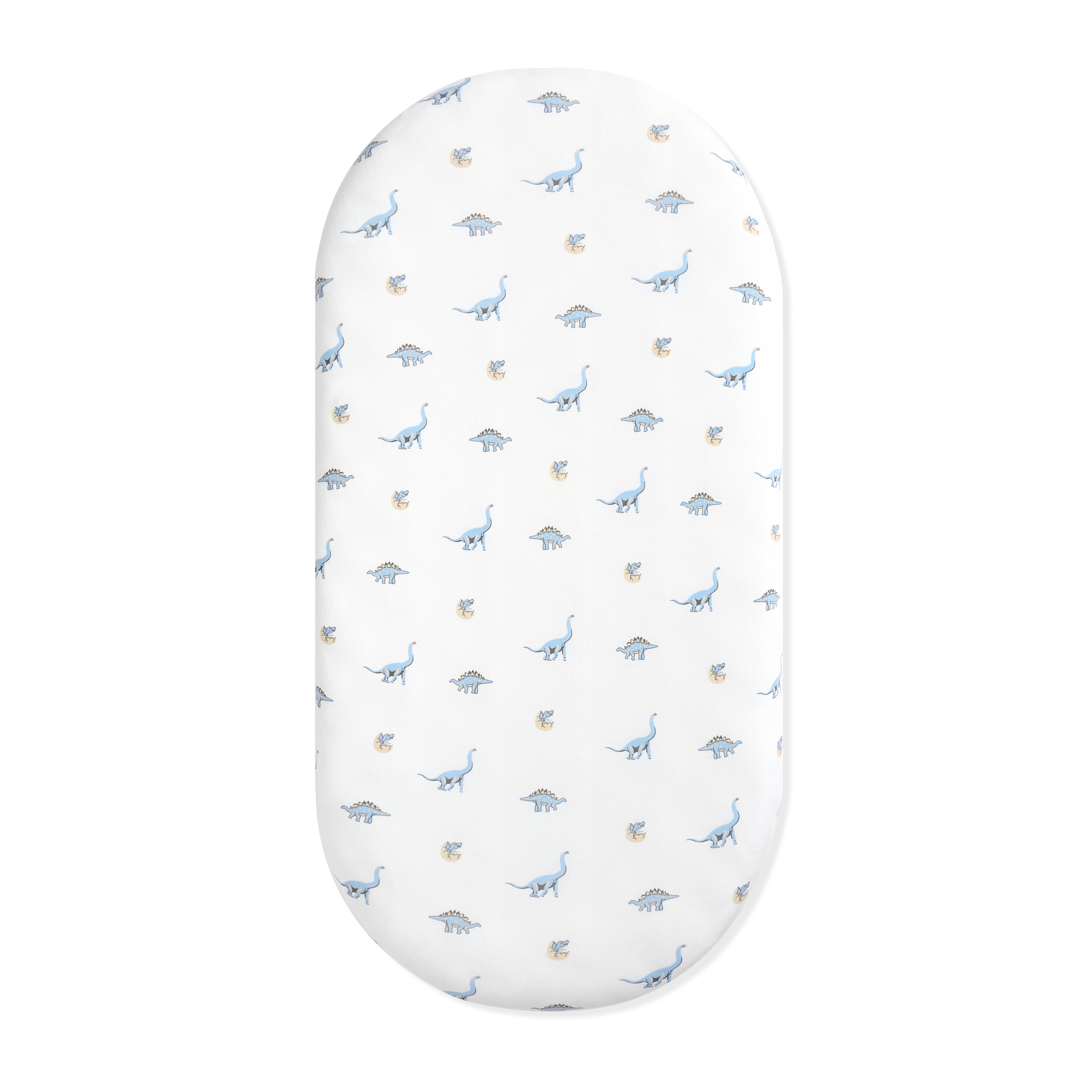 Oval Bassinet Sheet in Jurassic