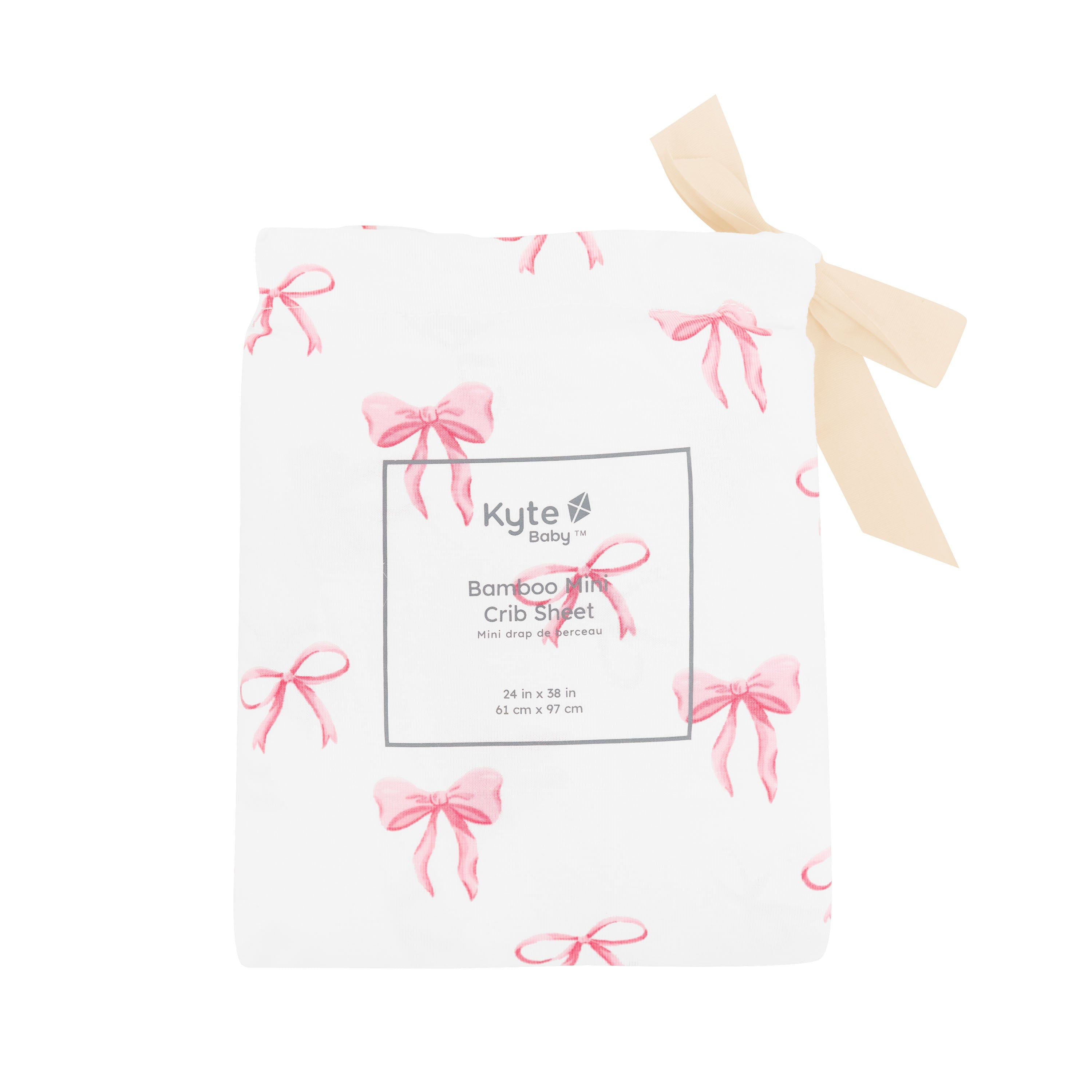 Mini Crib Sheet in Bow