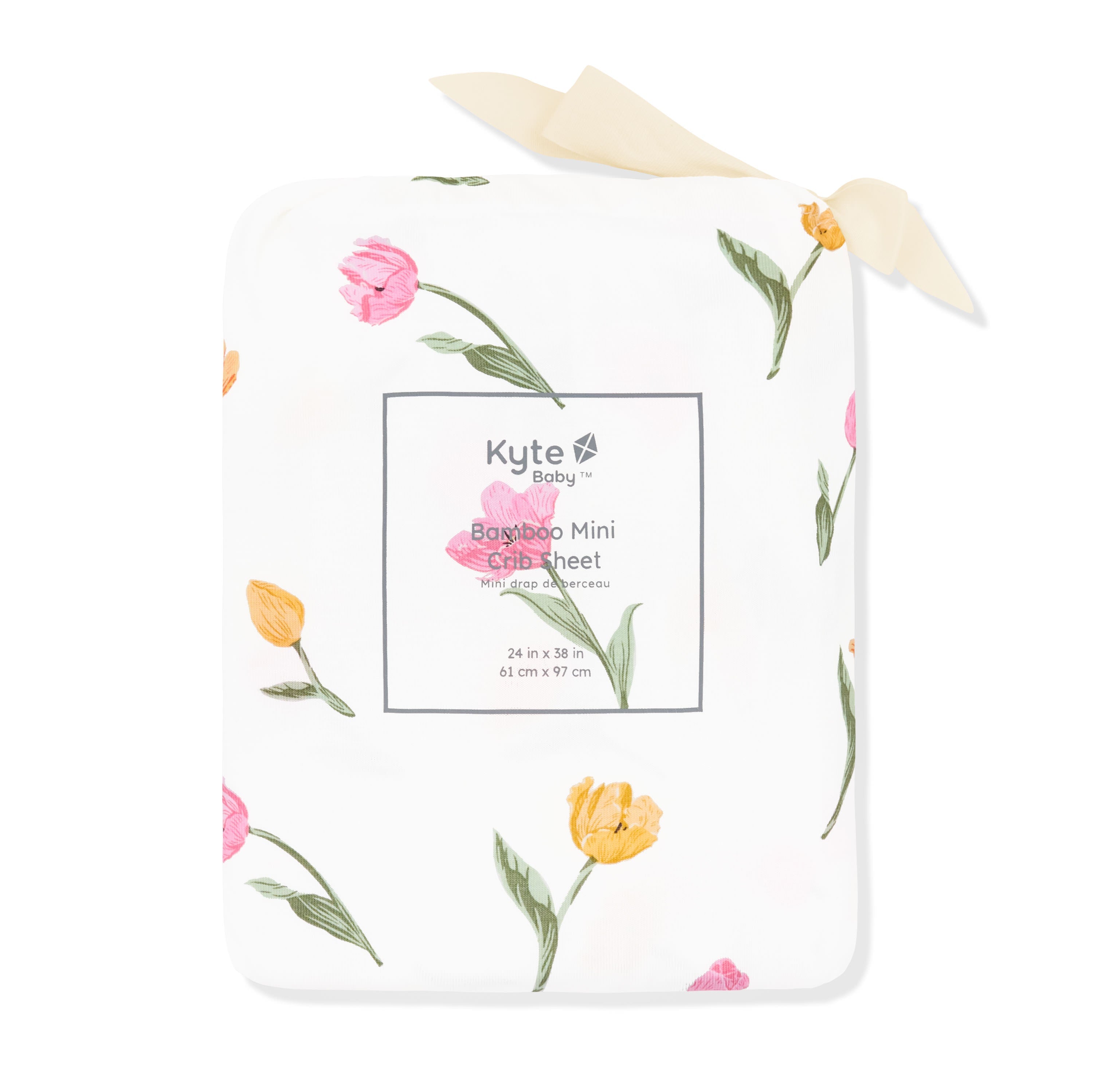 Mini Crib Sheet in Tulip