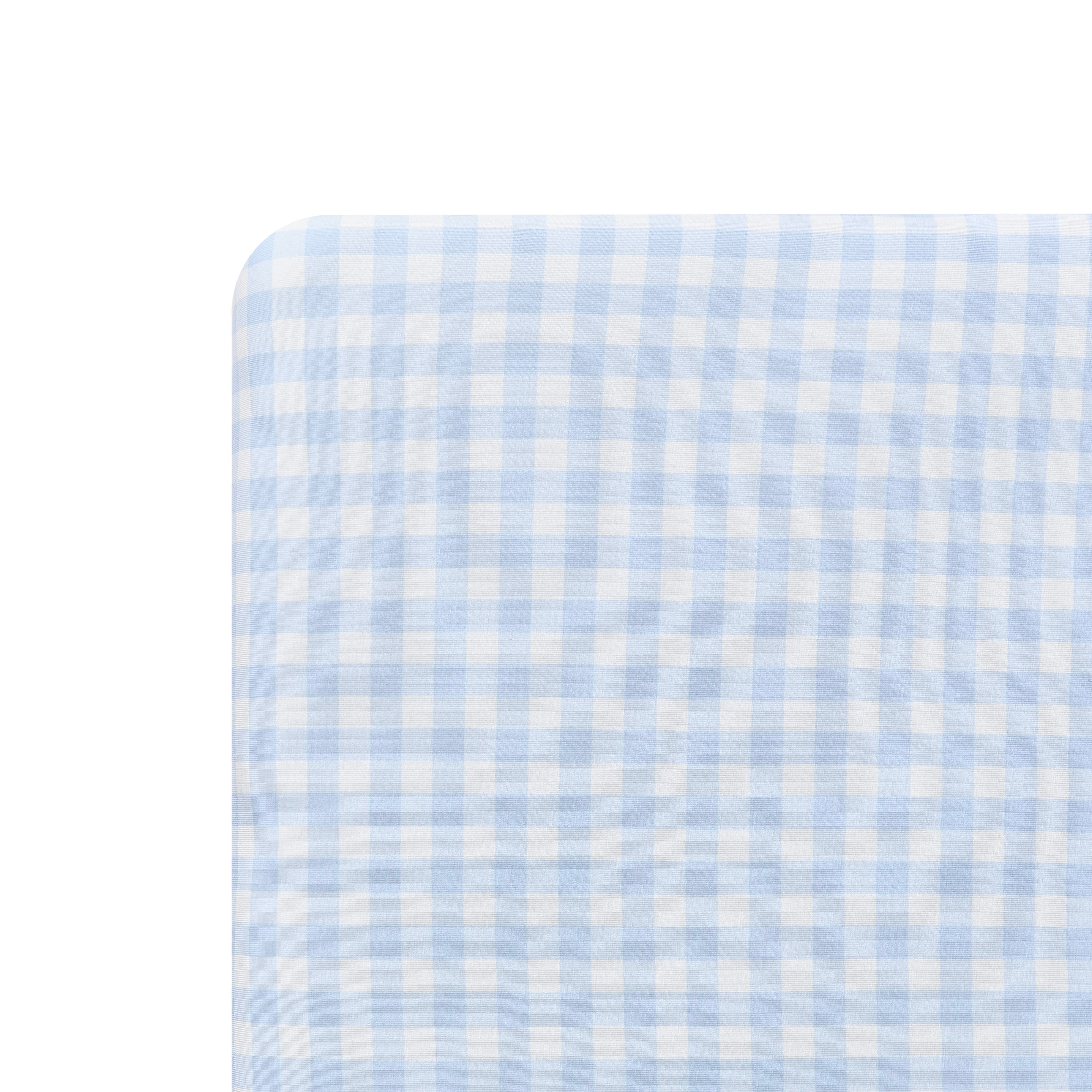 Crib Sheet in Gingham Breeze