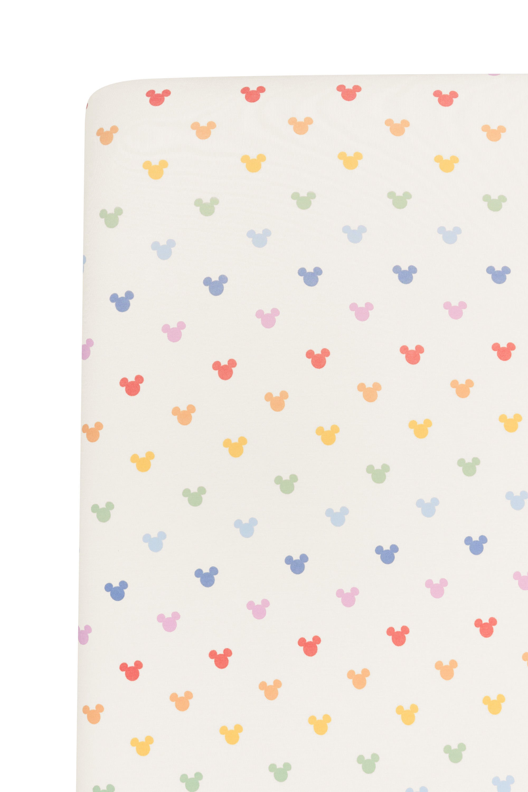 Crib Sheet in Pastel Mickey Mouse