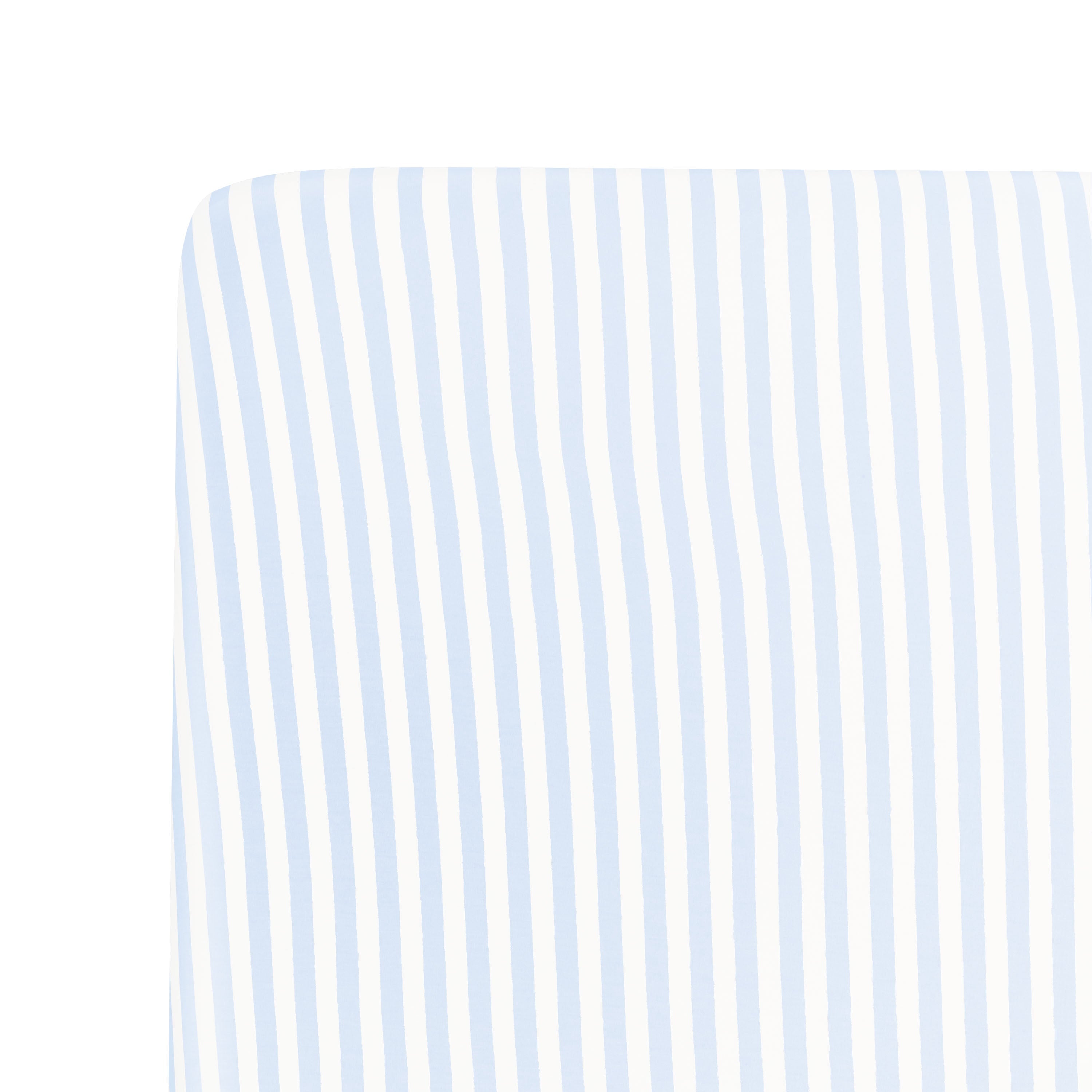 Crib Sheet in Small Mist Stripe
