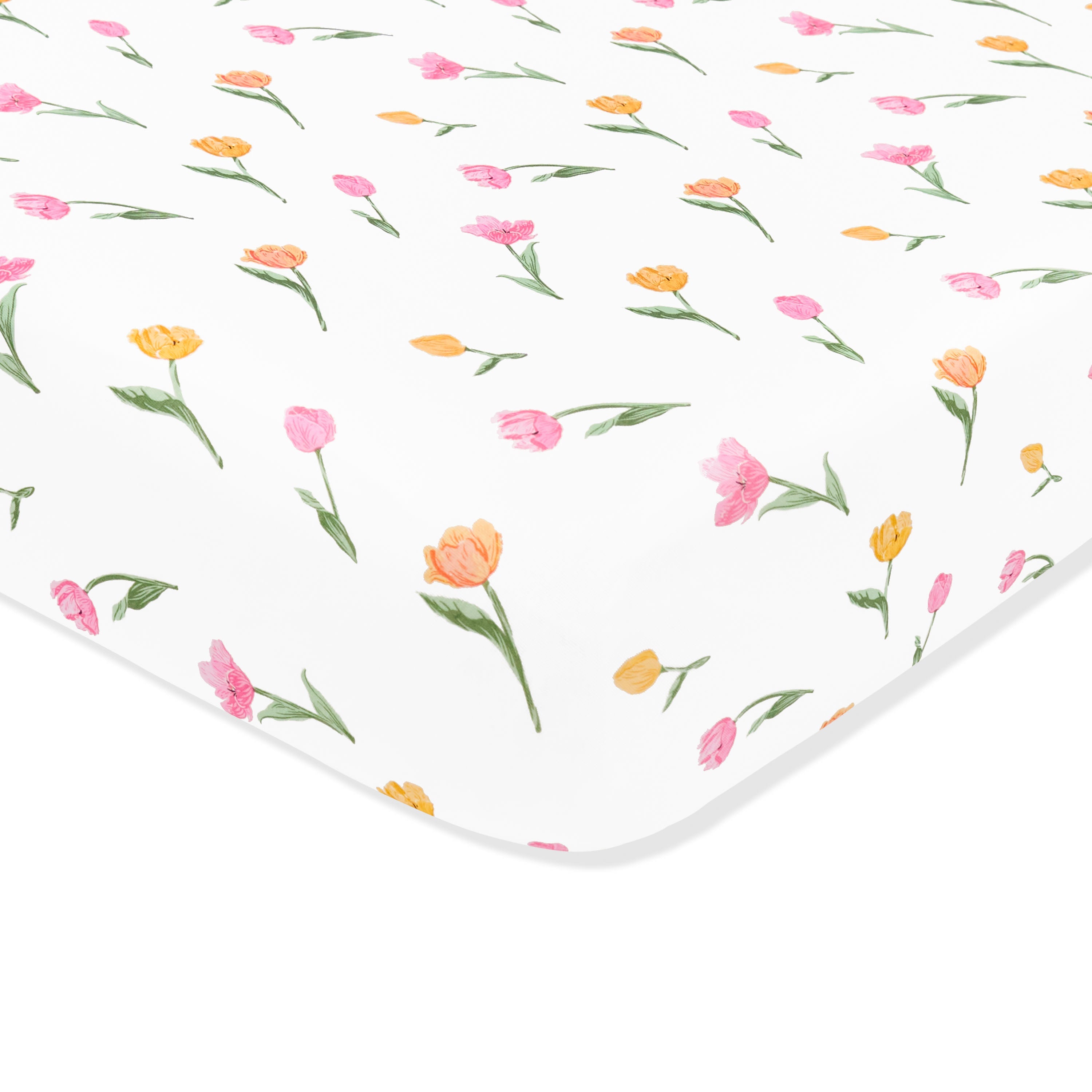 Crib Sheet in Tulip