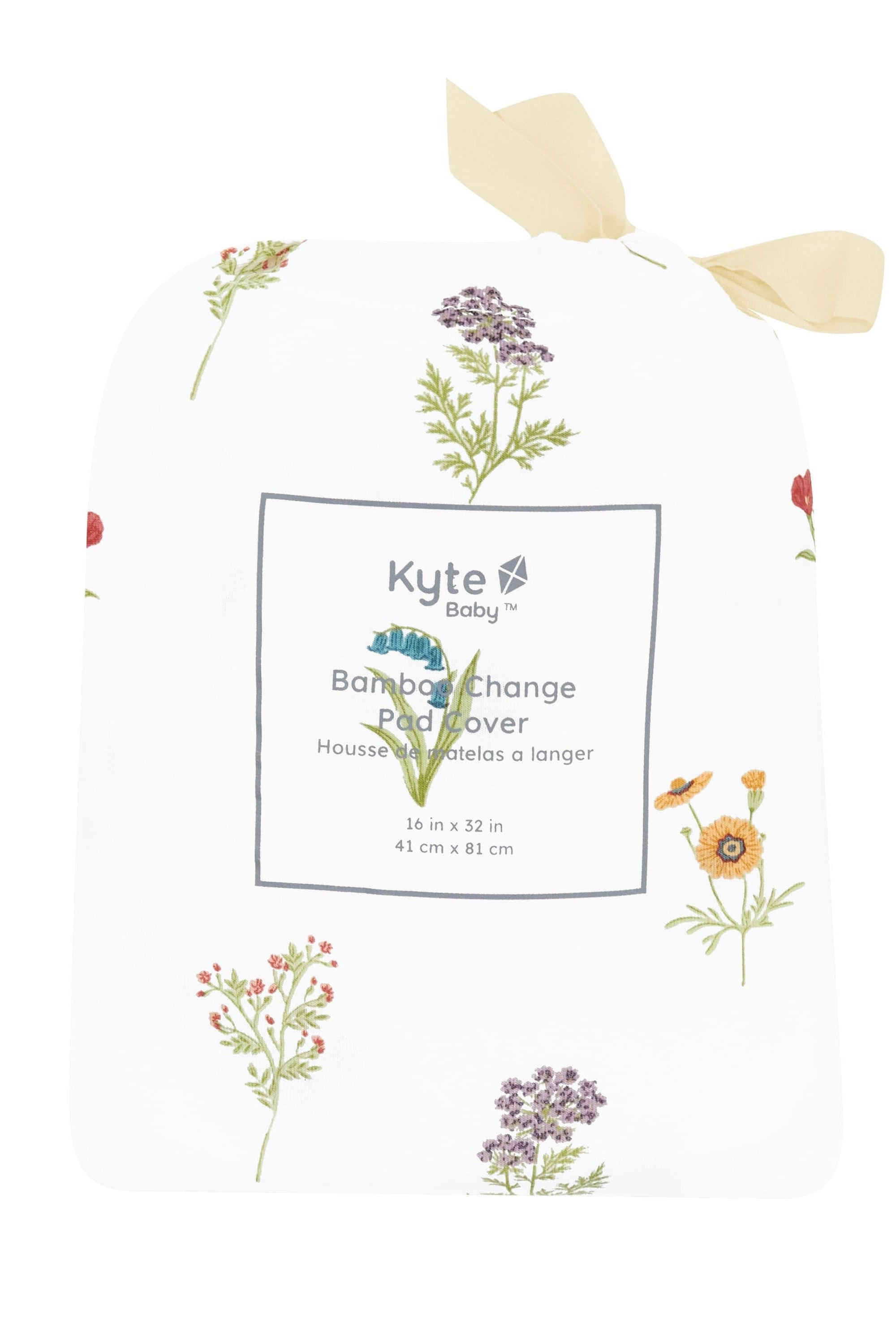 Change Pad Cover in Wildflower