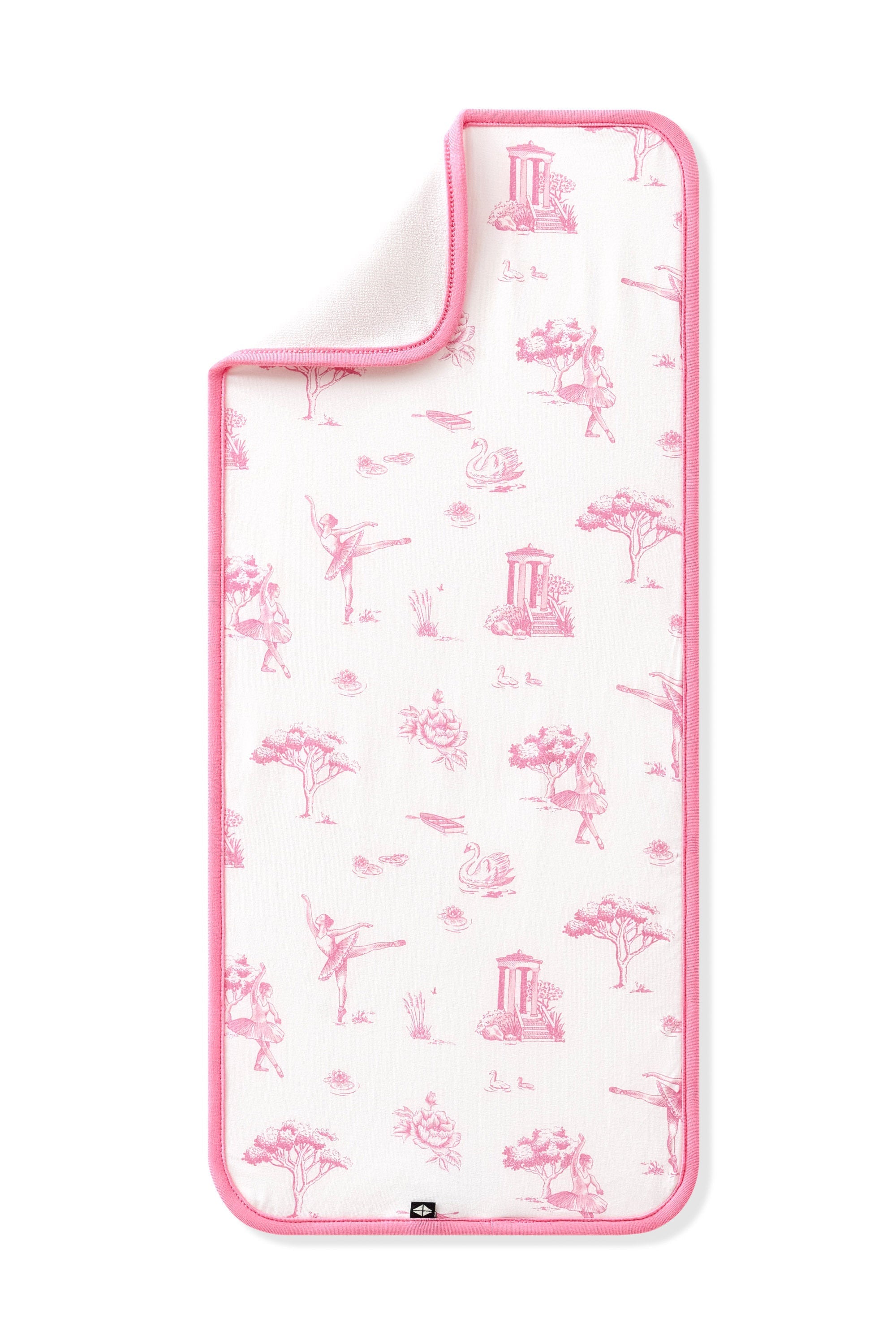 Burp Cloth in Toile Ballet