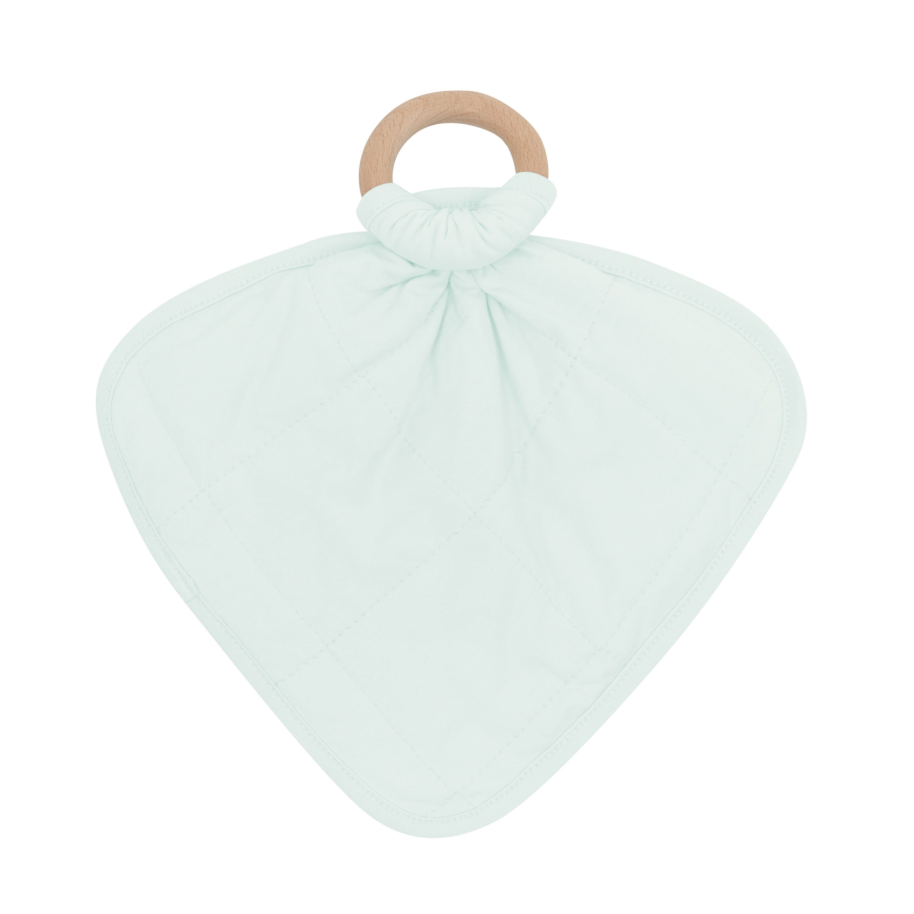 Lovey in Dew with Removable Wooden Teething Ring