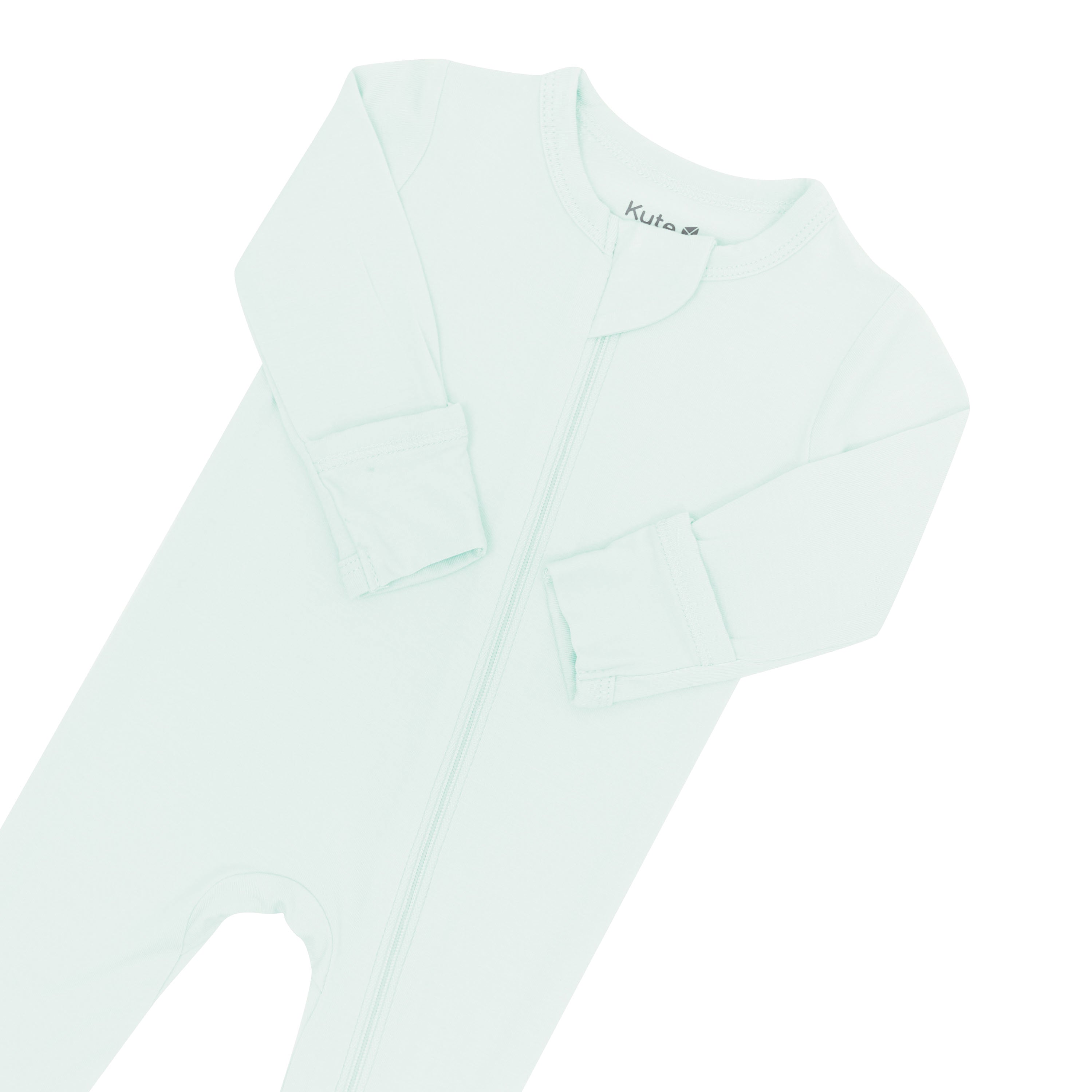 Zippered Footie in Dew