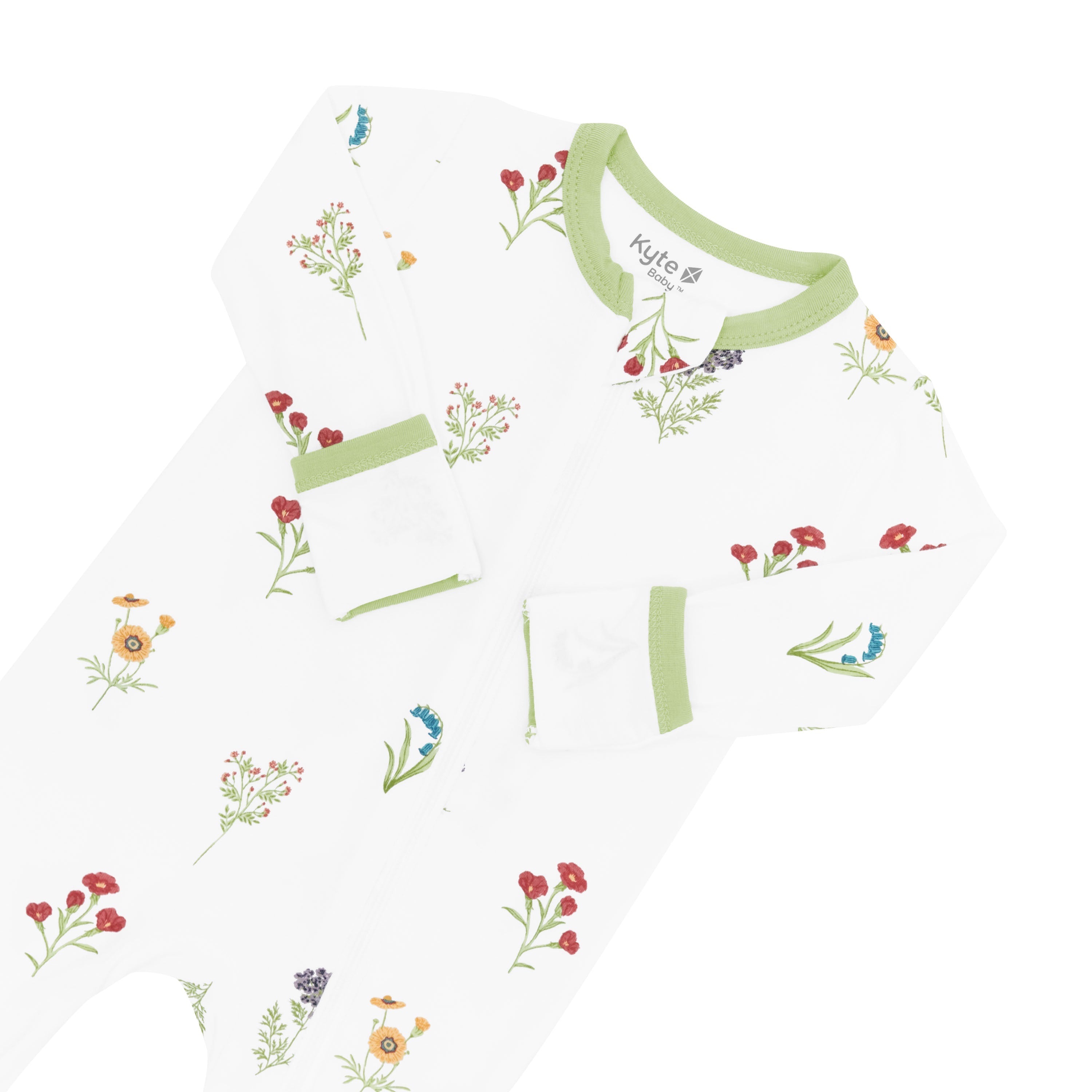 Zippered Romper in Wildflower