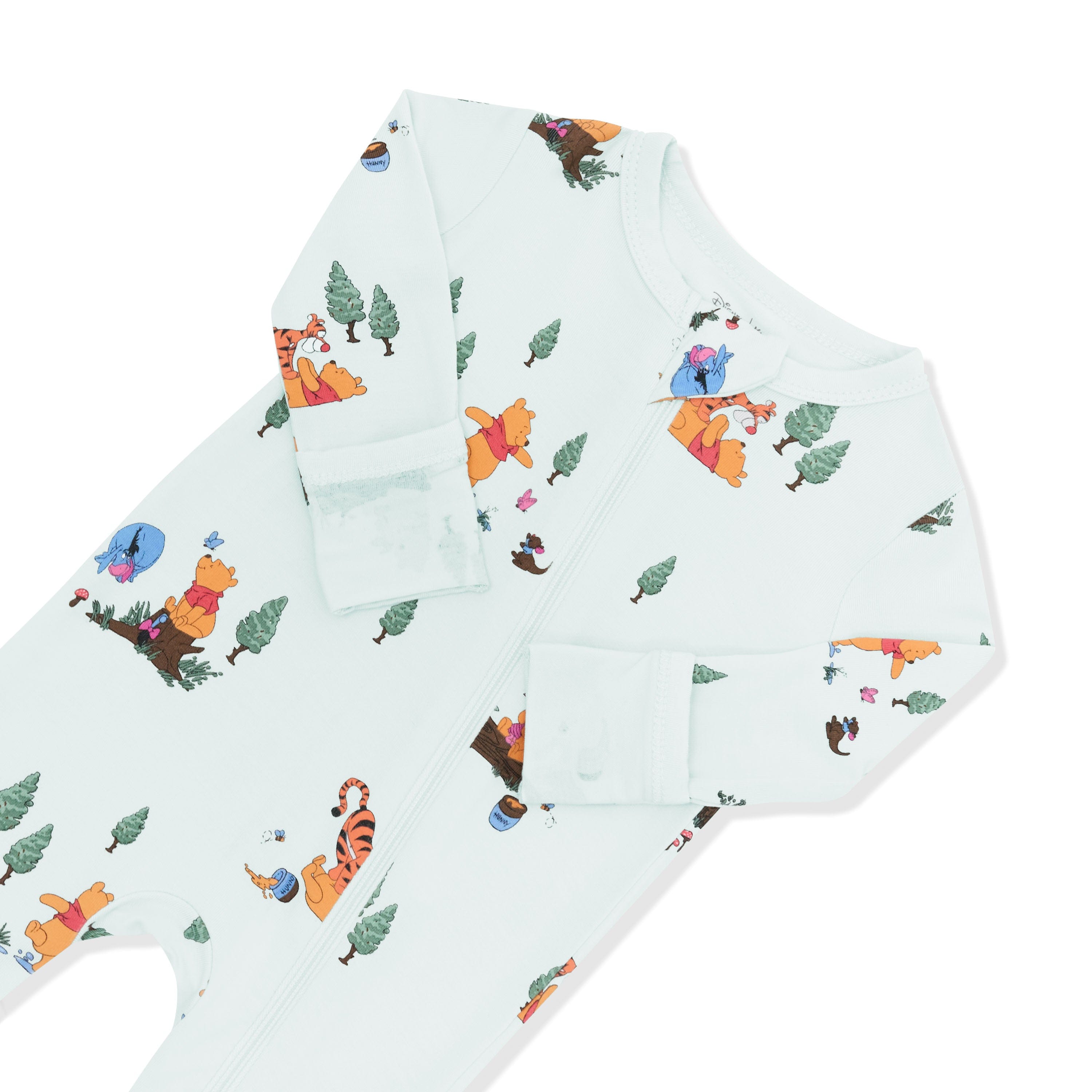 Zippered Romper in Winnie the Pooh Hundred Acre Wood