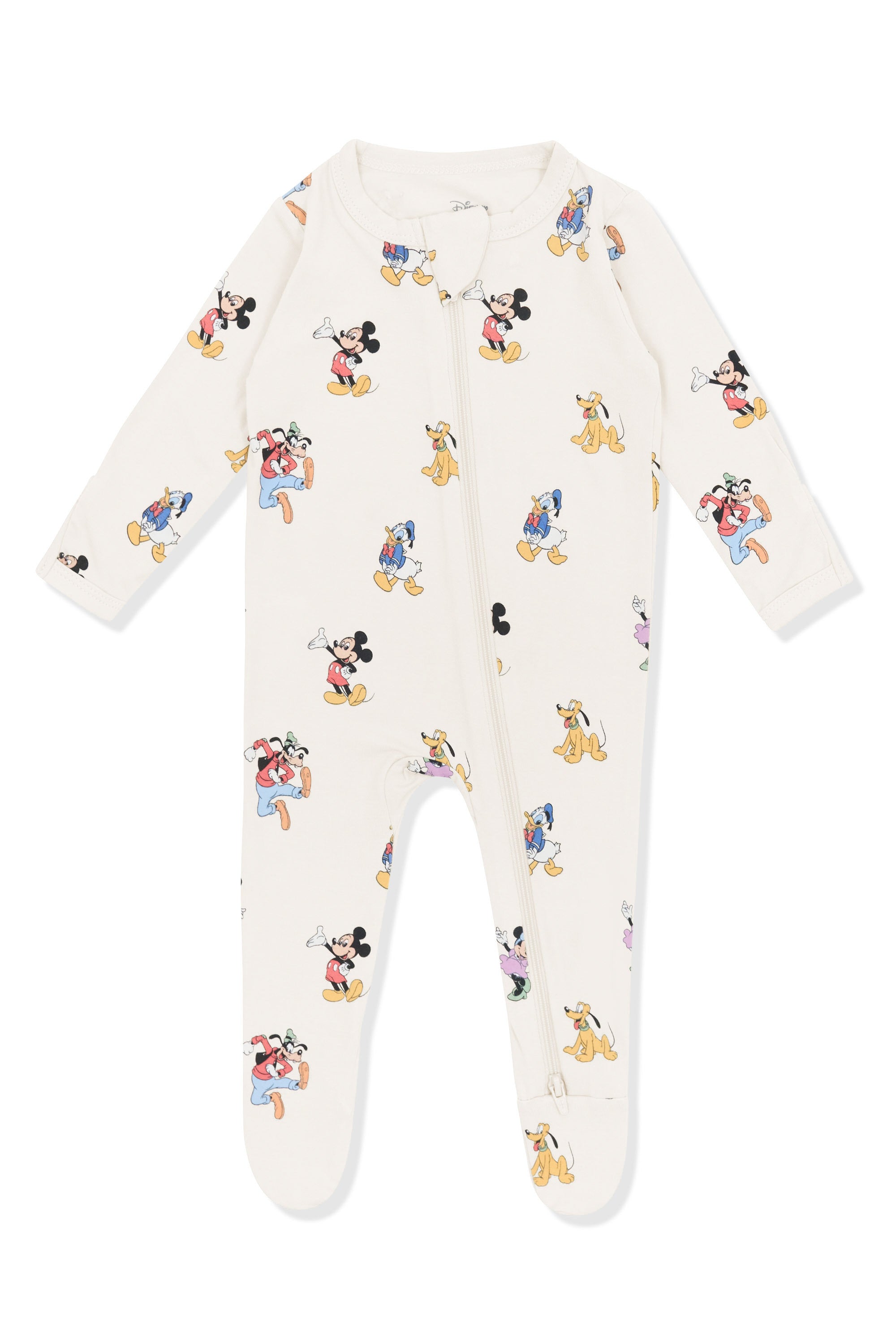 Zippered Footie in Mickey Mouse and Friends
