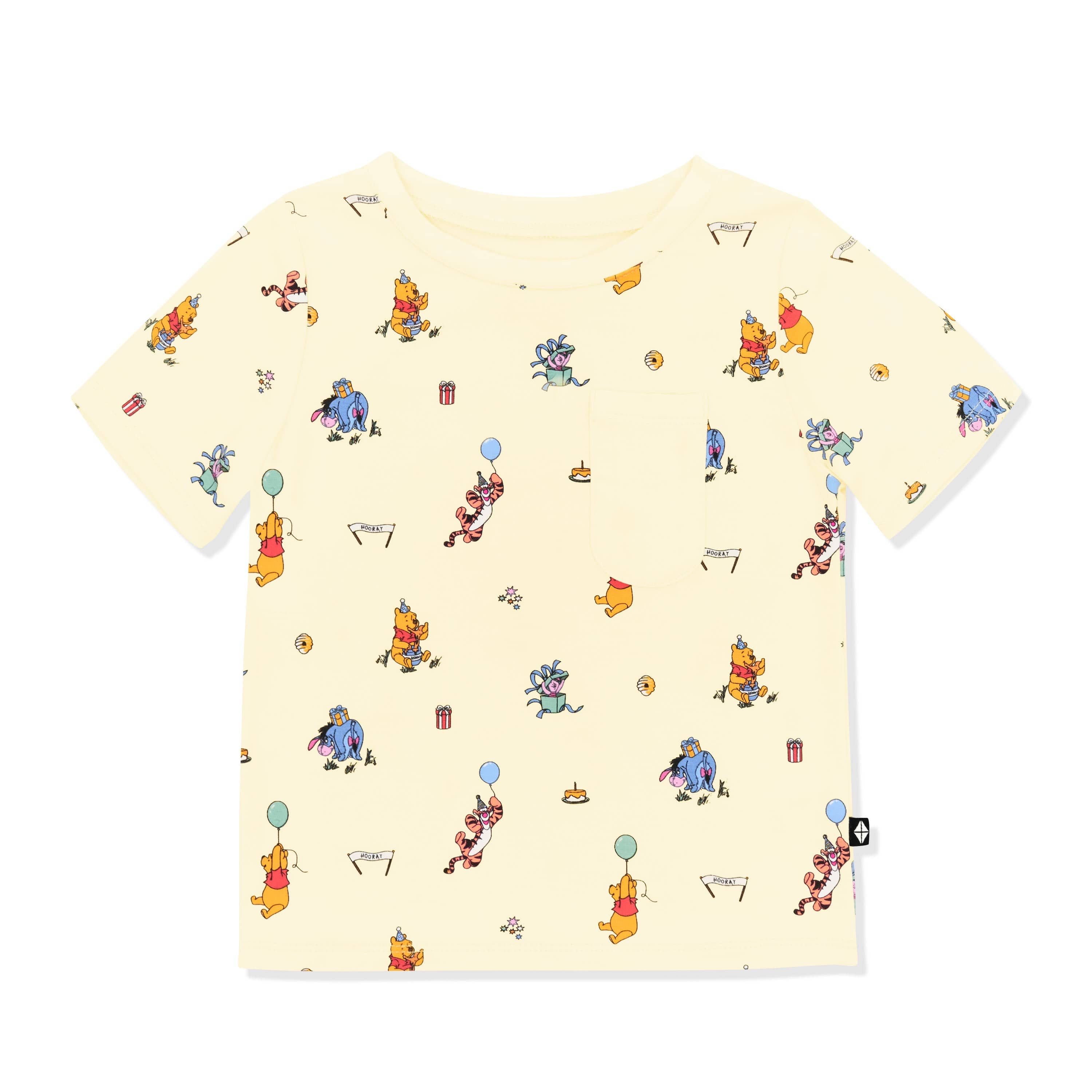 Toddler Crew Neck Tee in Winnie the Pooh Celebration