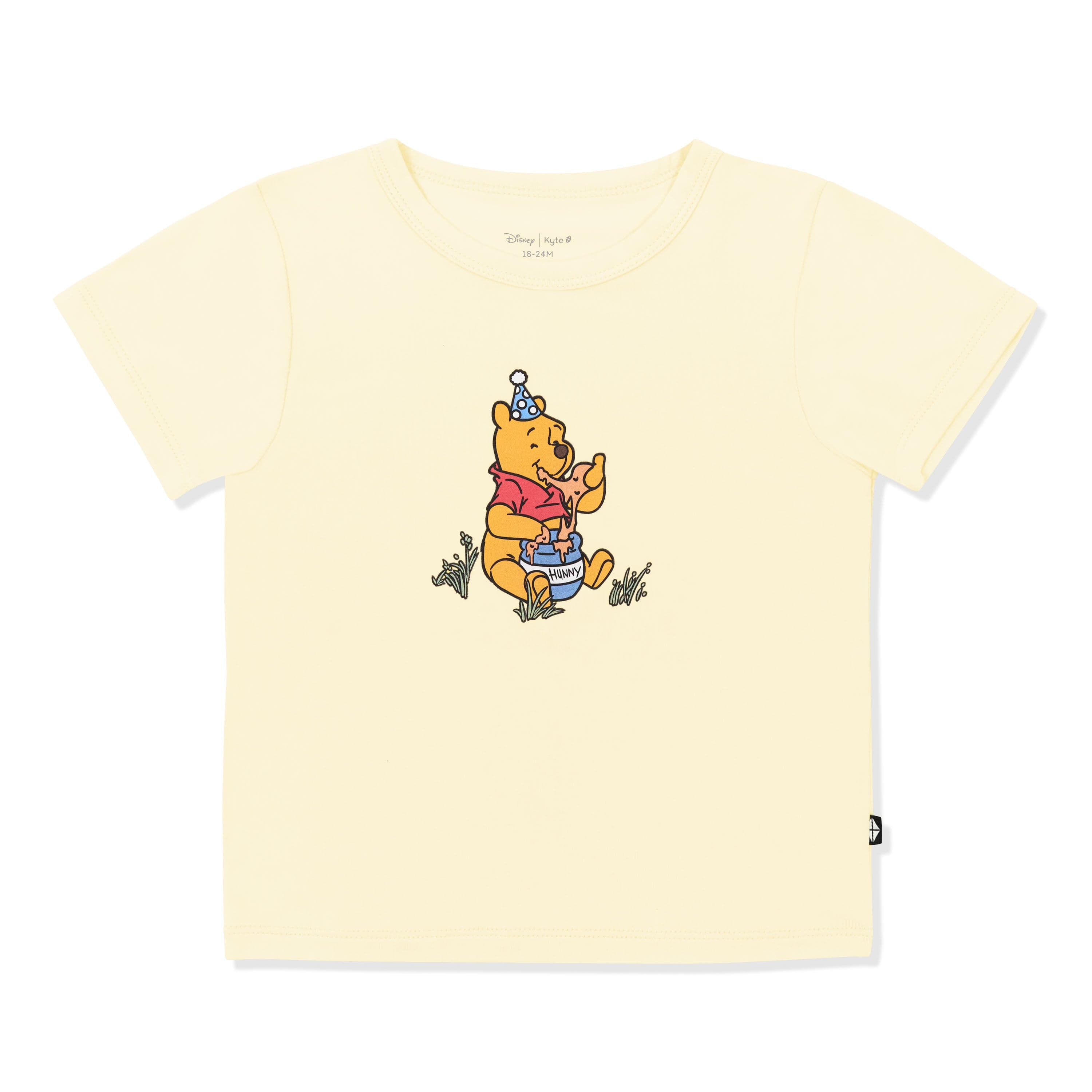 Toddler Basic Tee in Winnie the Pooh on Chamomile