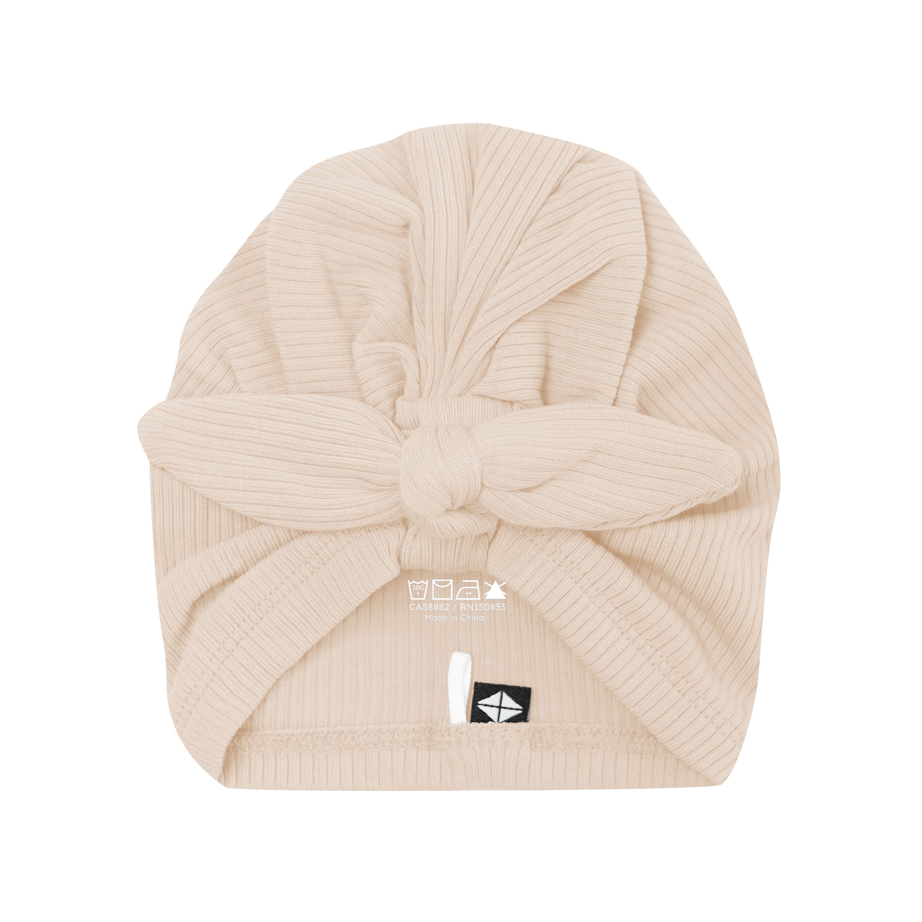 Ribbed Headwrap in Bisque