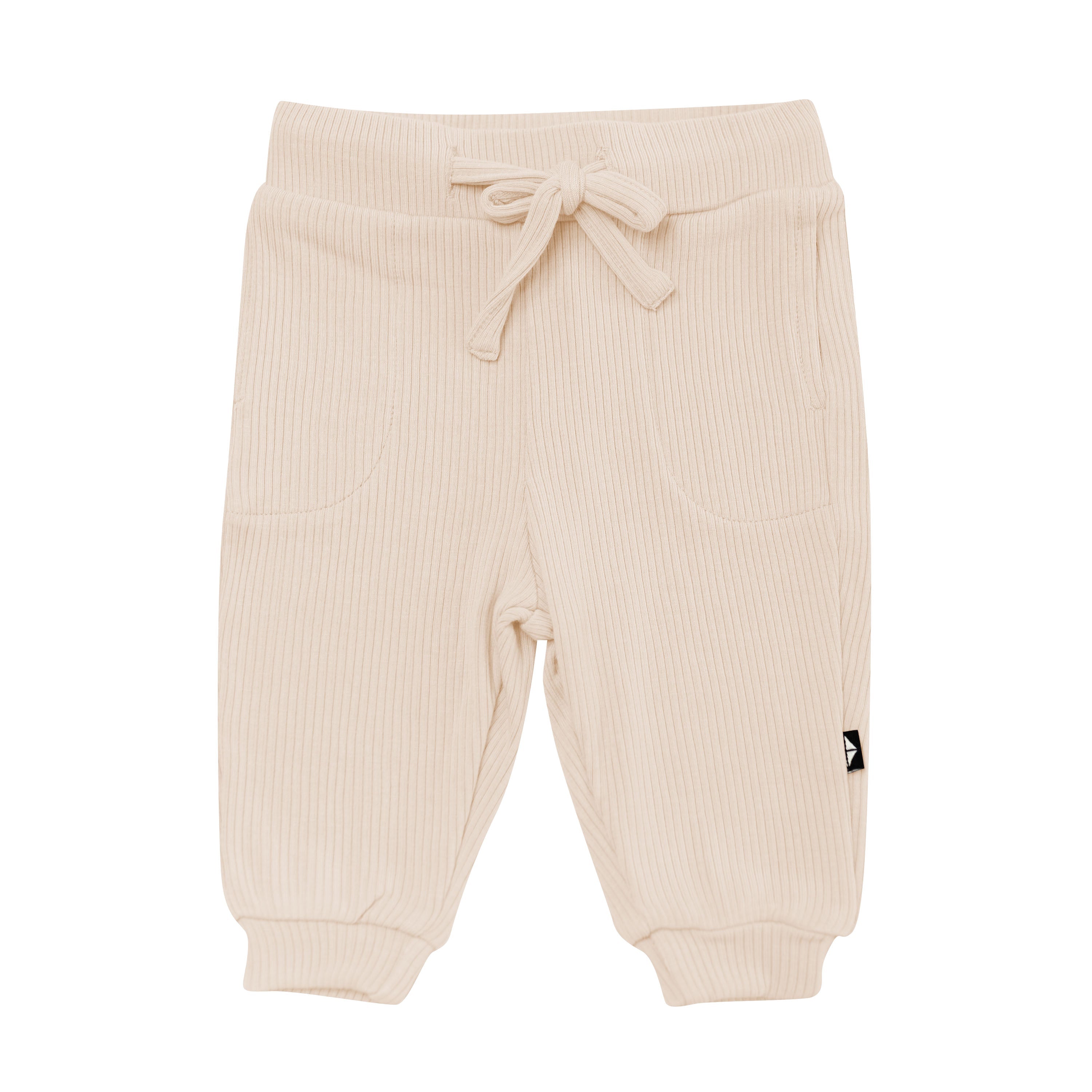 Ribbed Jogger Pant in Bisque