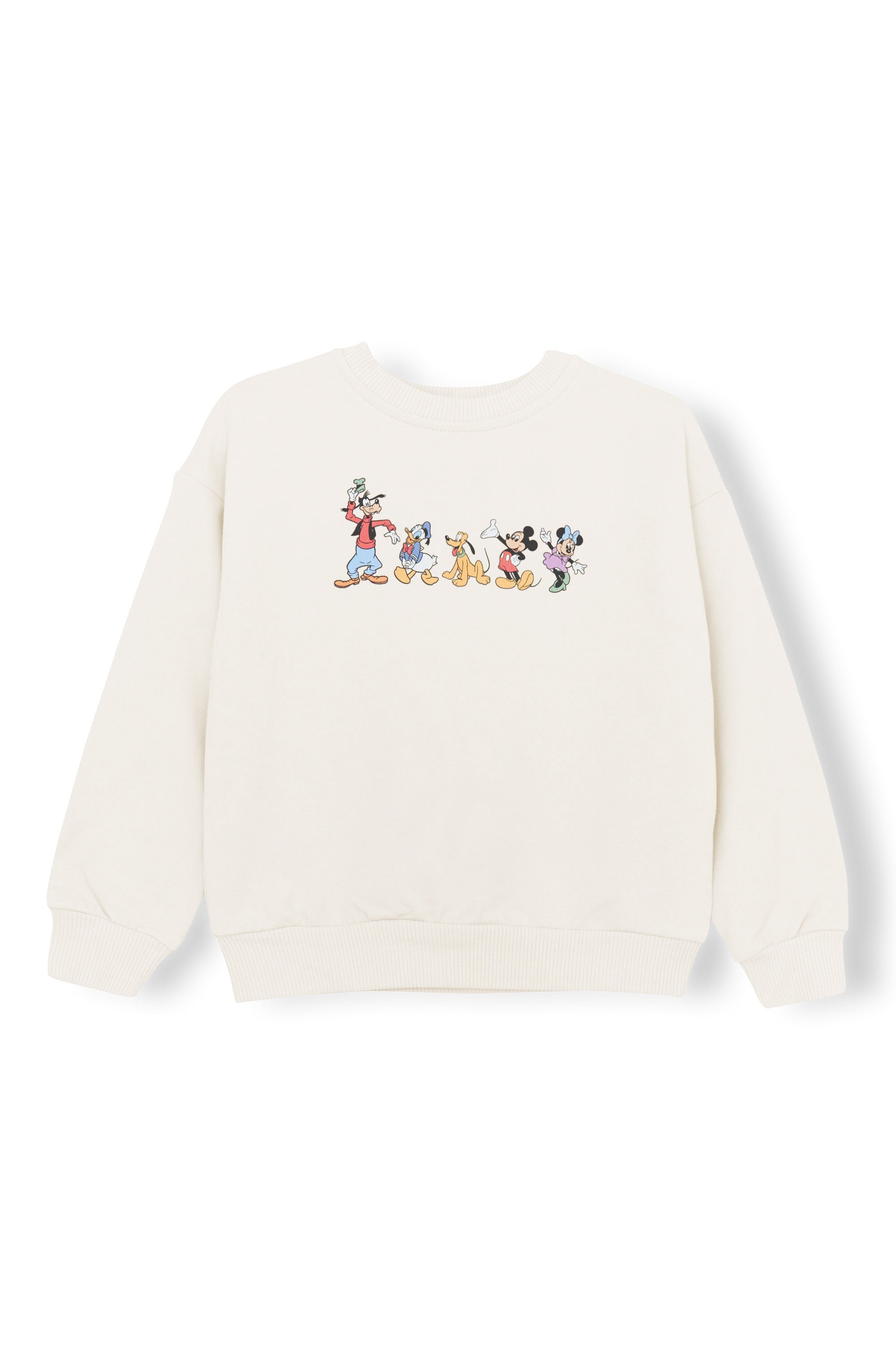 Sweatshirt in Mickey and Friends on Ecru