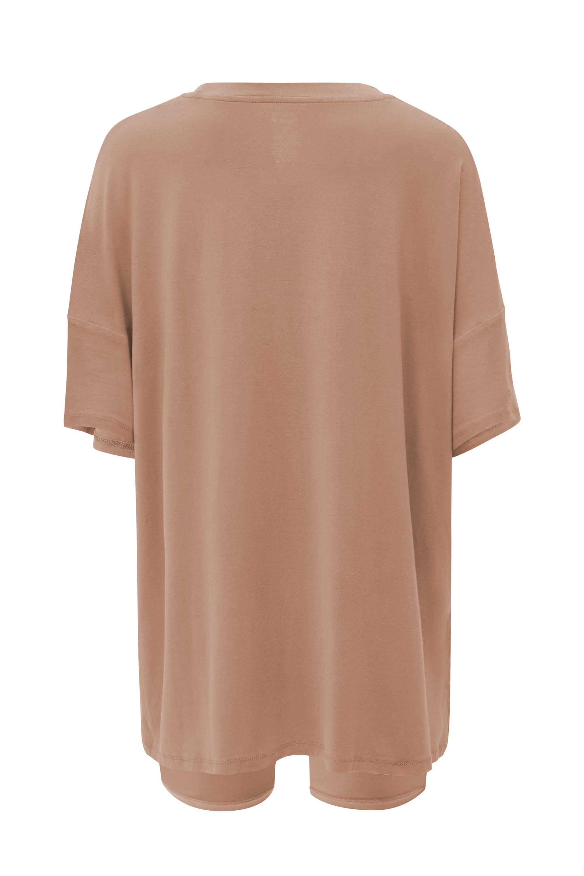 Women’s Biker Short Set in Latte