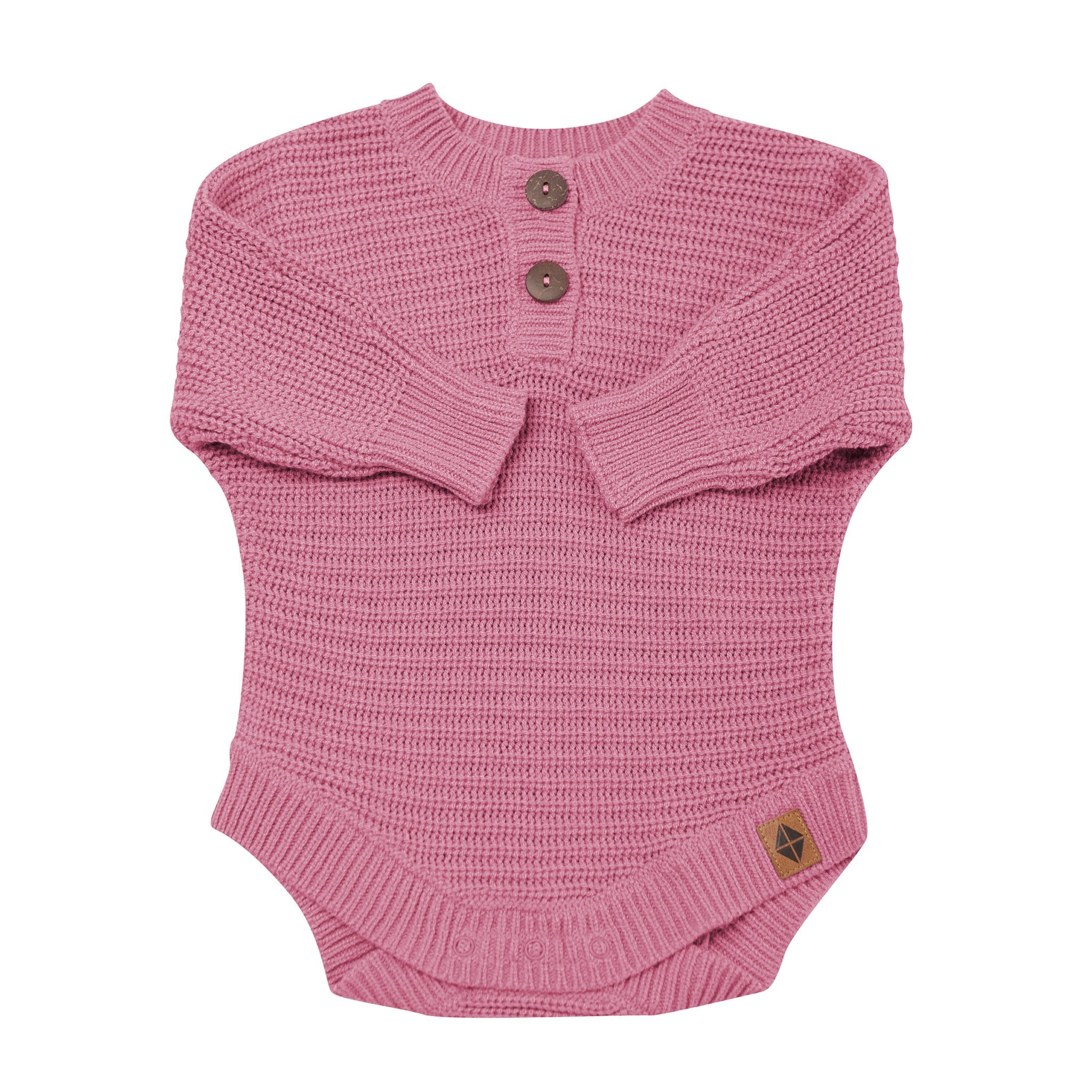 Chunky Knit Romper in Apple Blossom