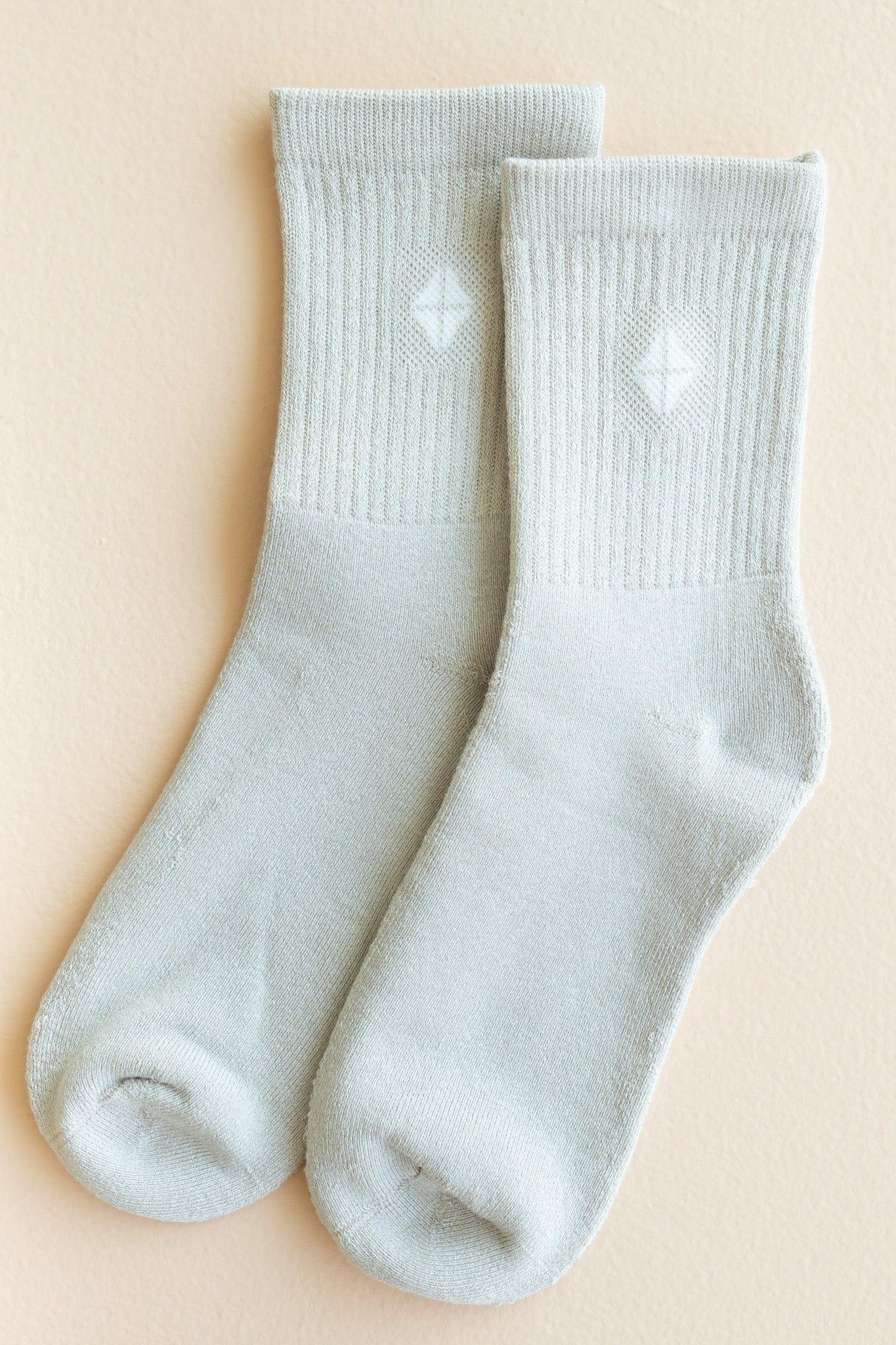 Adult Crew Socks in Oat