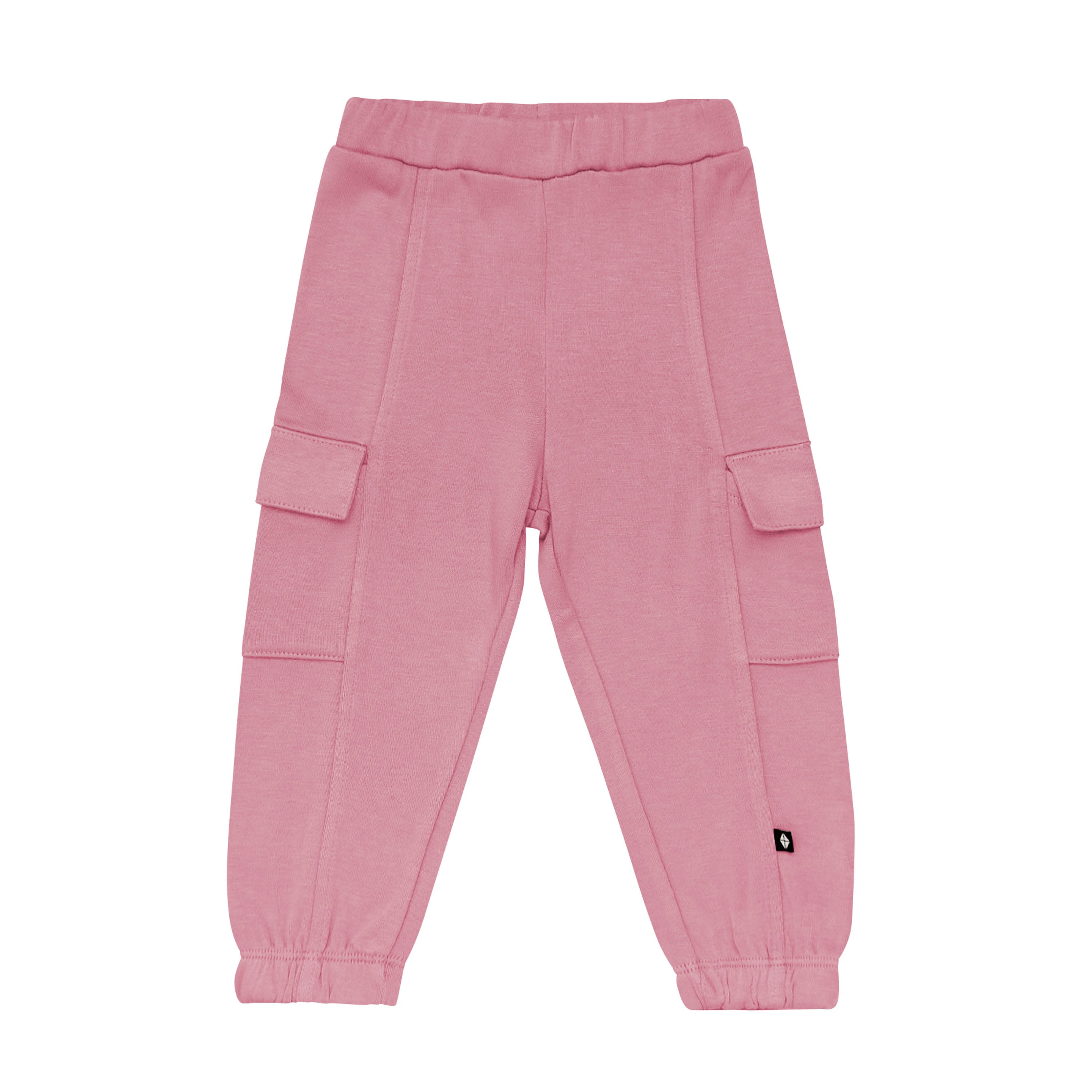 Fleece Cargo Pants in Apple Blossom