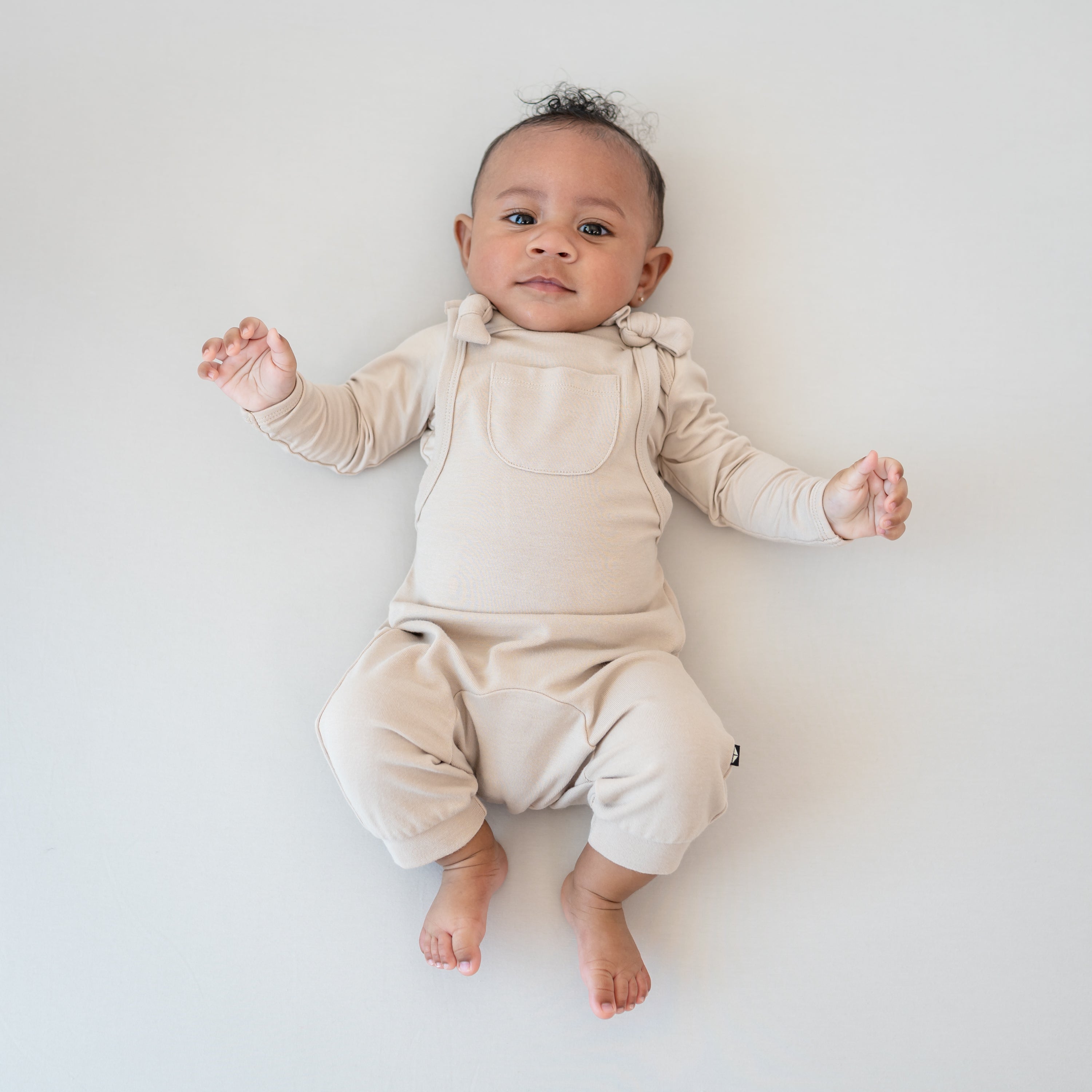 Bamboo Jersey Overall in Bisque
