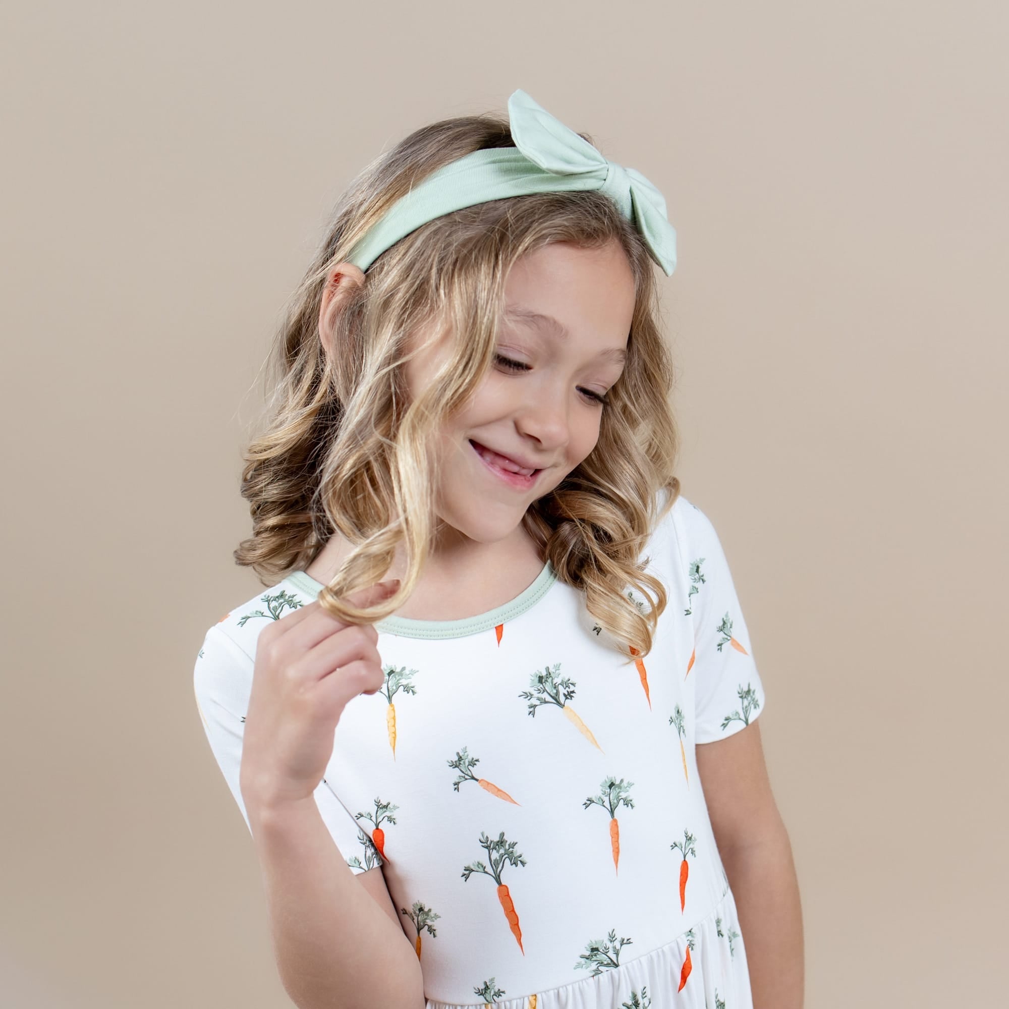 Twirl Dress in Carrot