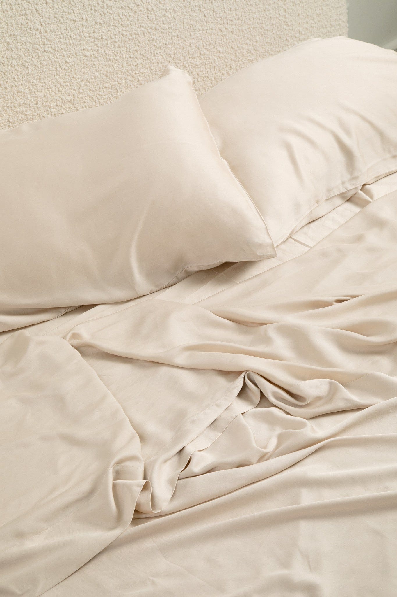 Bamboo Sateen Sheet Set in Champagne