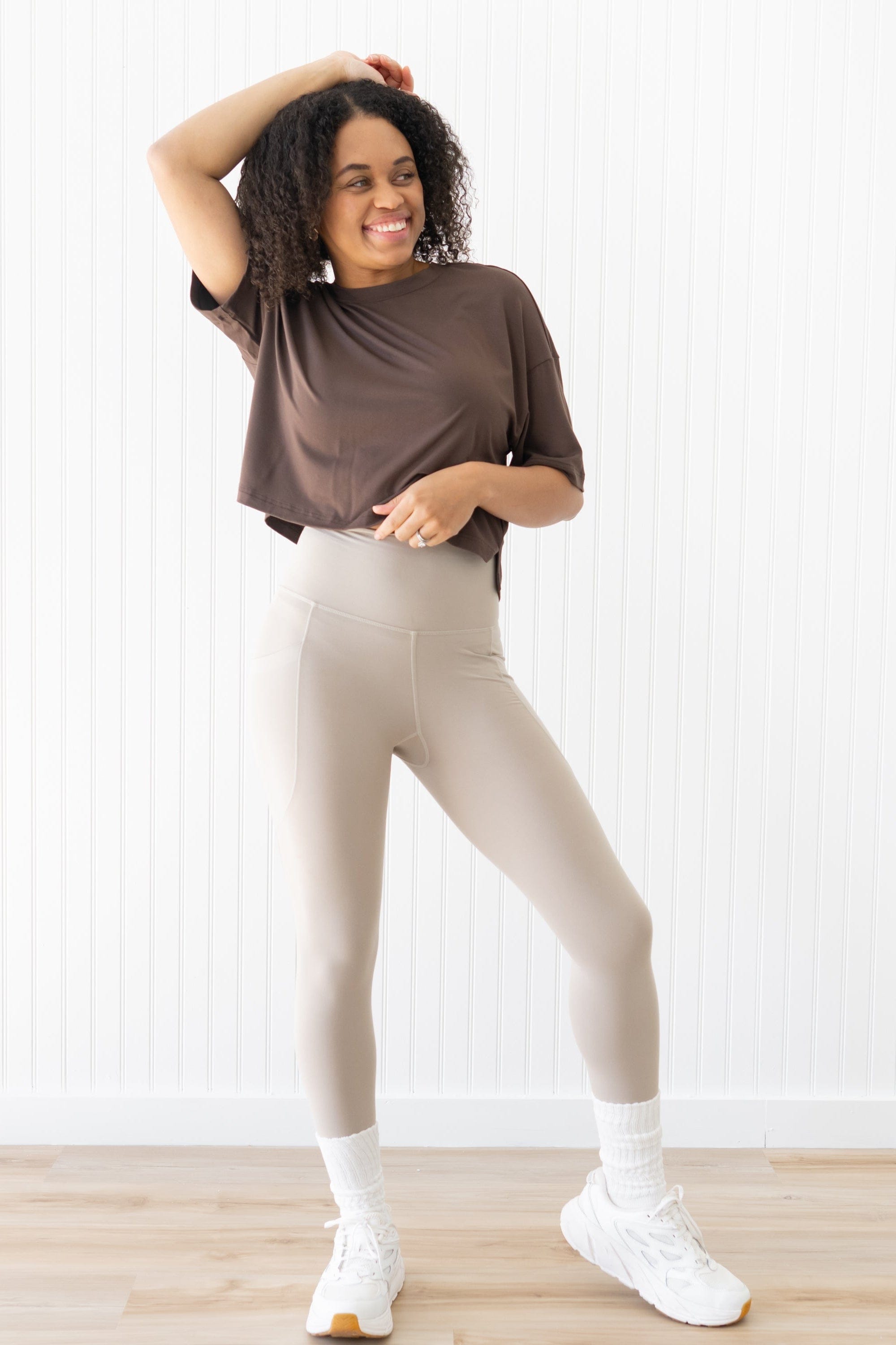 Bamboo Flex Women’s Leggings in Bisque