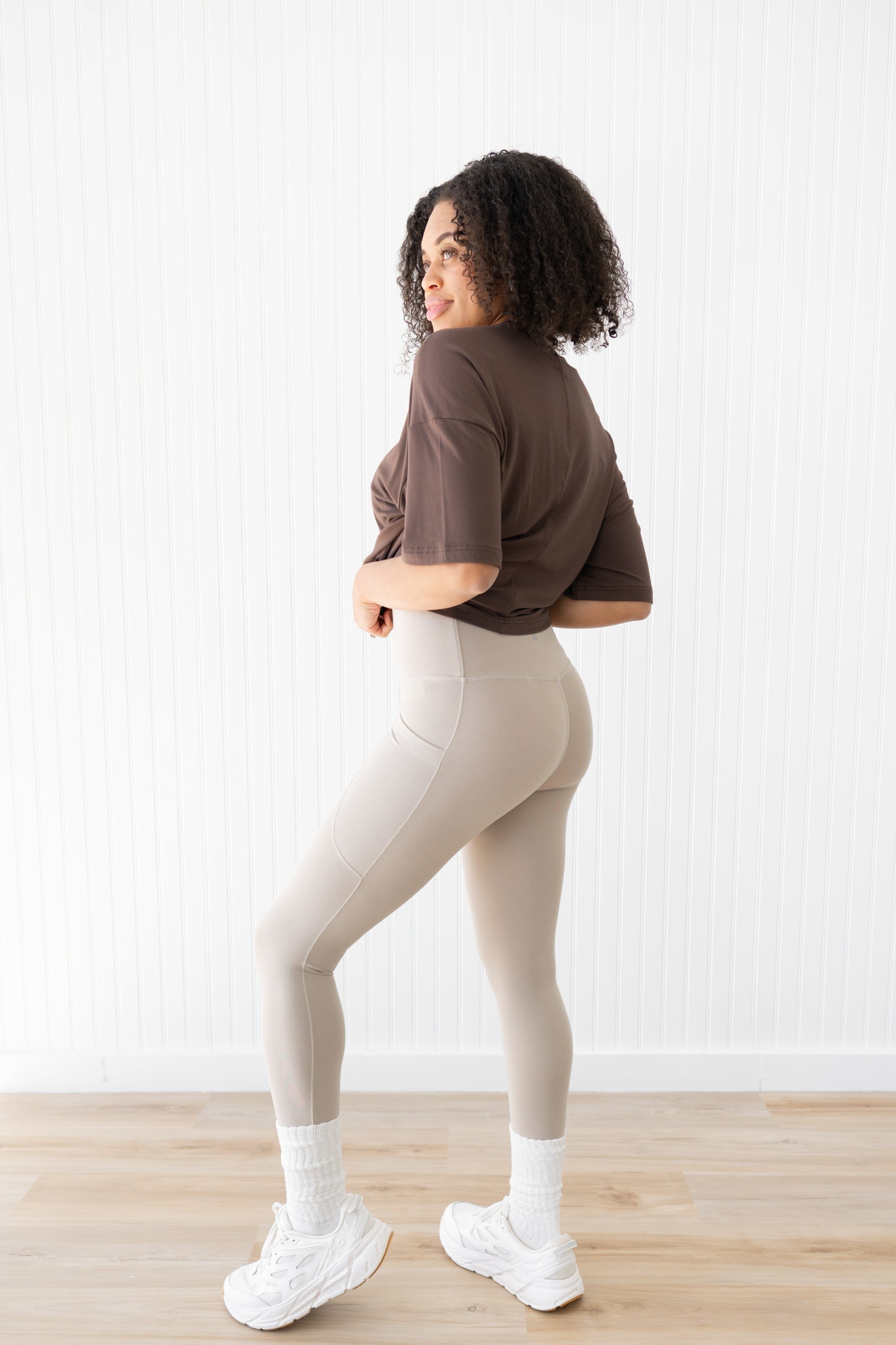 Bamboo Flex Women’s Leggings in Bisque