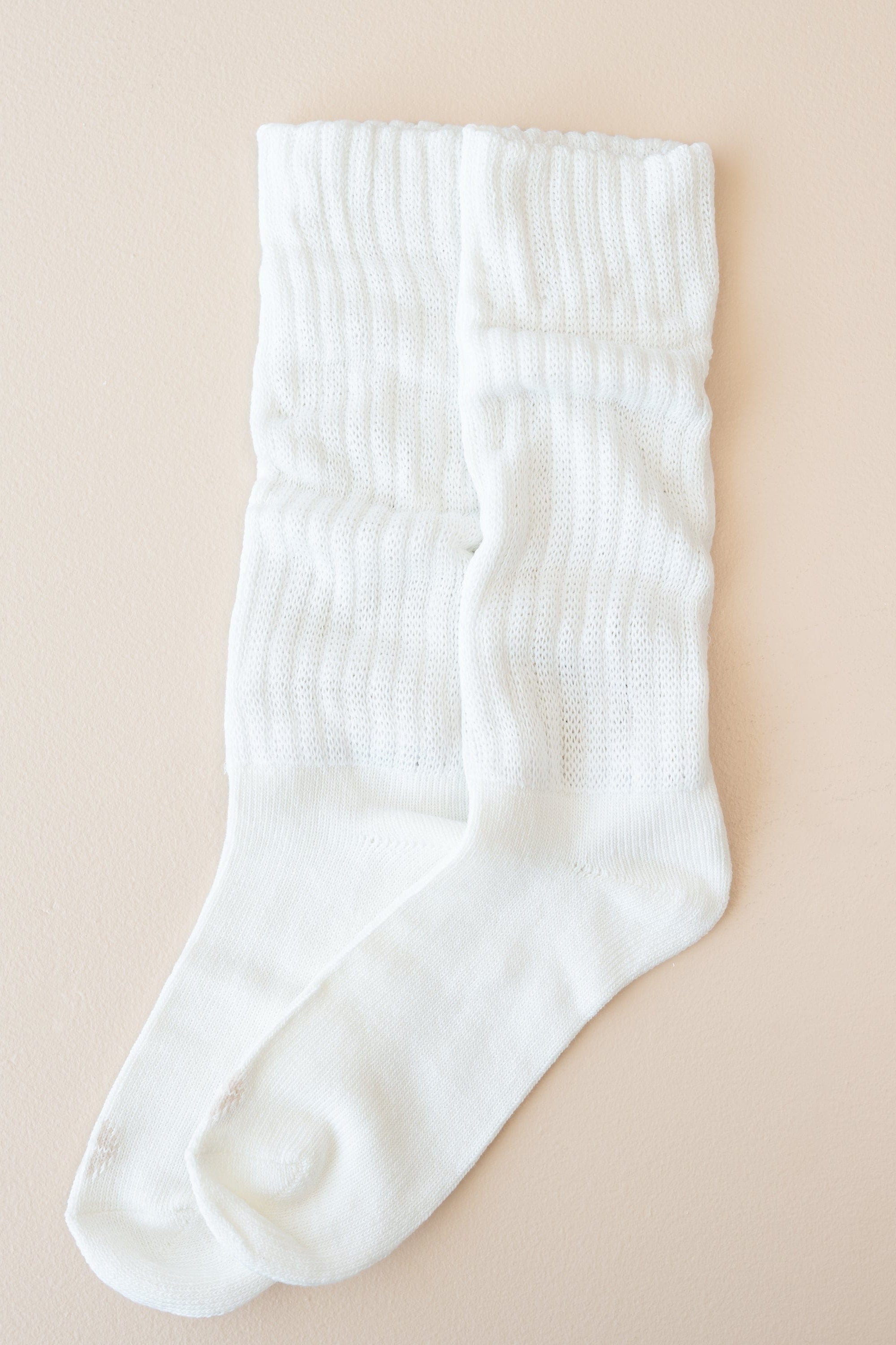 Adult Scrunch Socks in Cloud