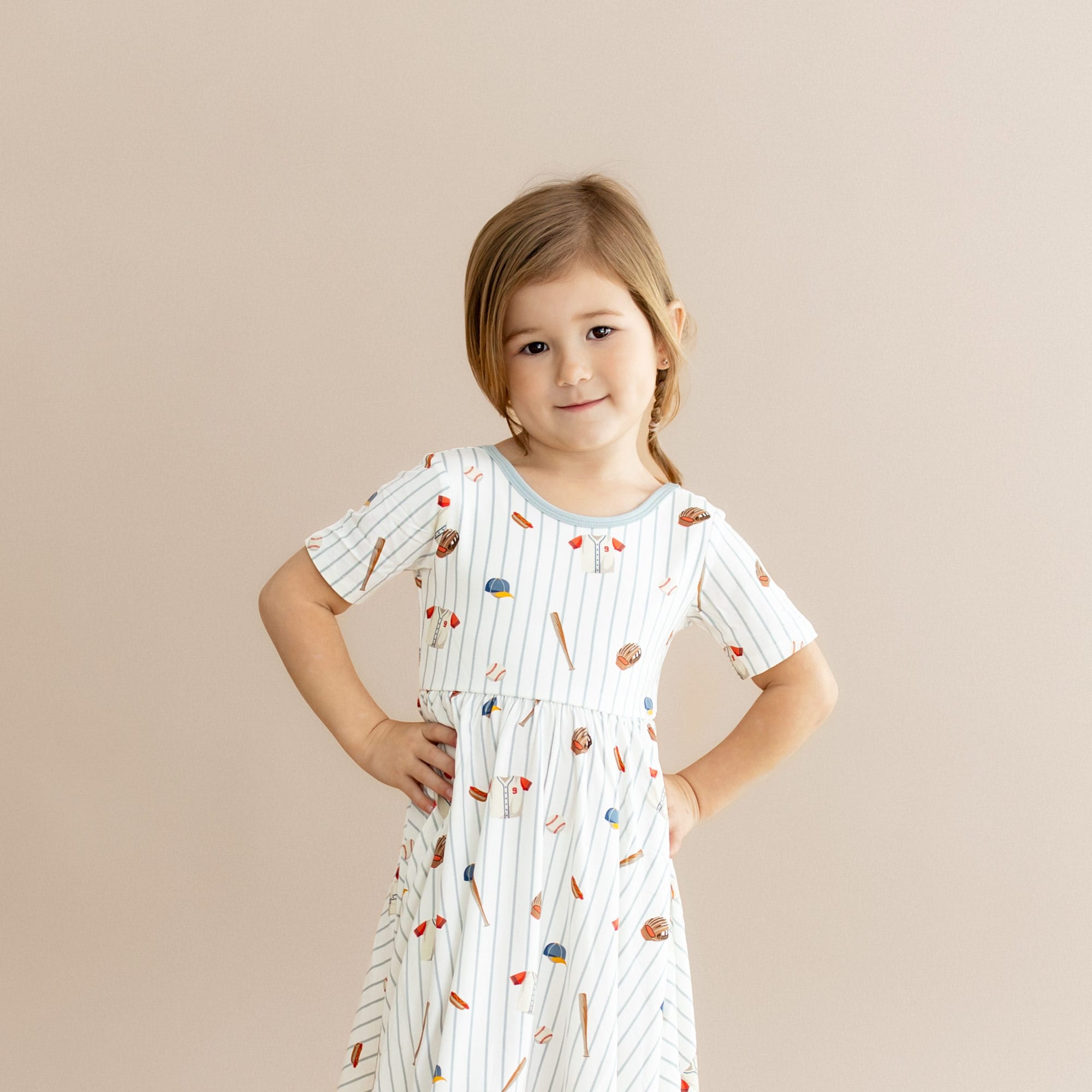 Twirl Dress in Home Run