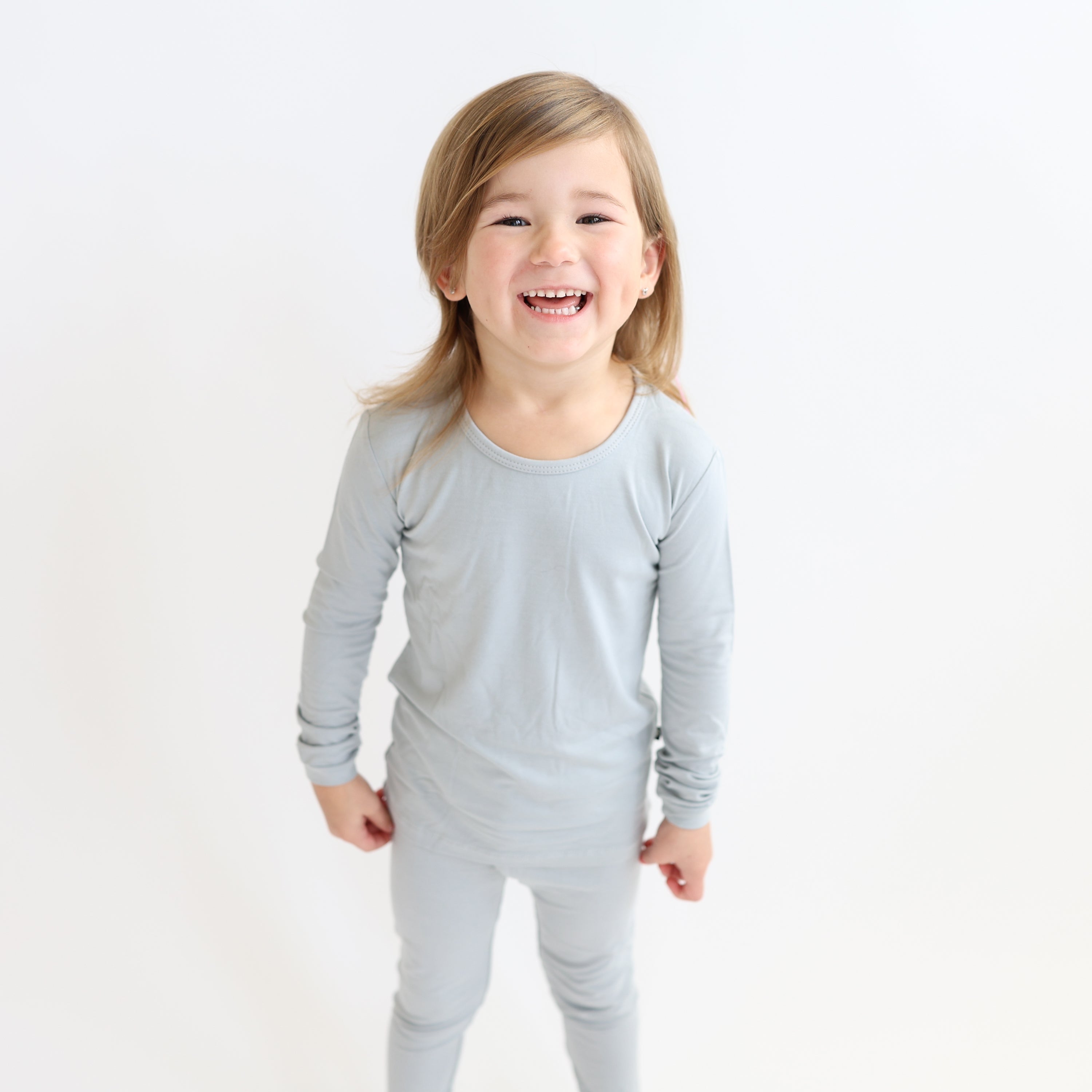 Long Sleeve Pajamas in Storm