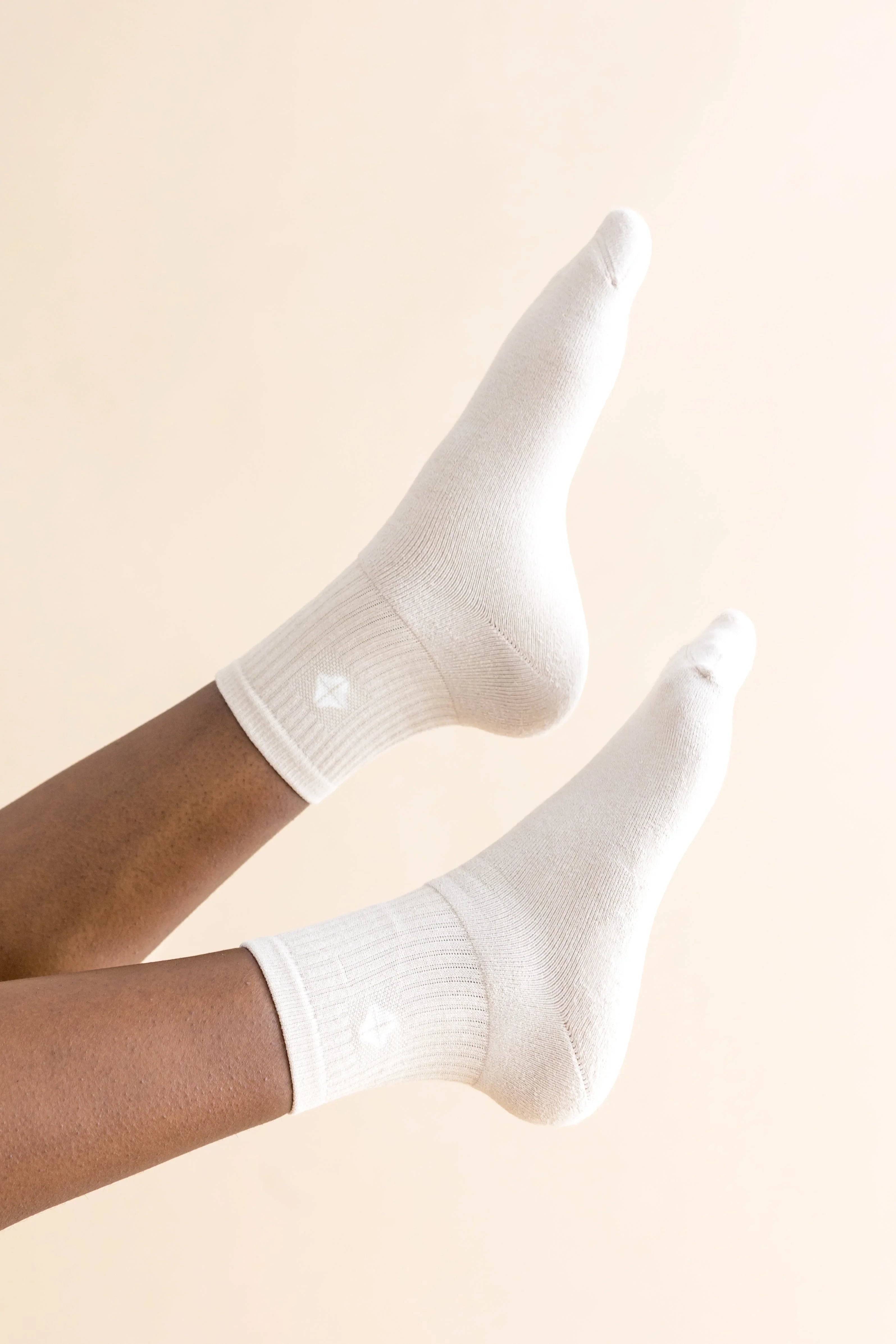 Adult Crew Socks in Oat