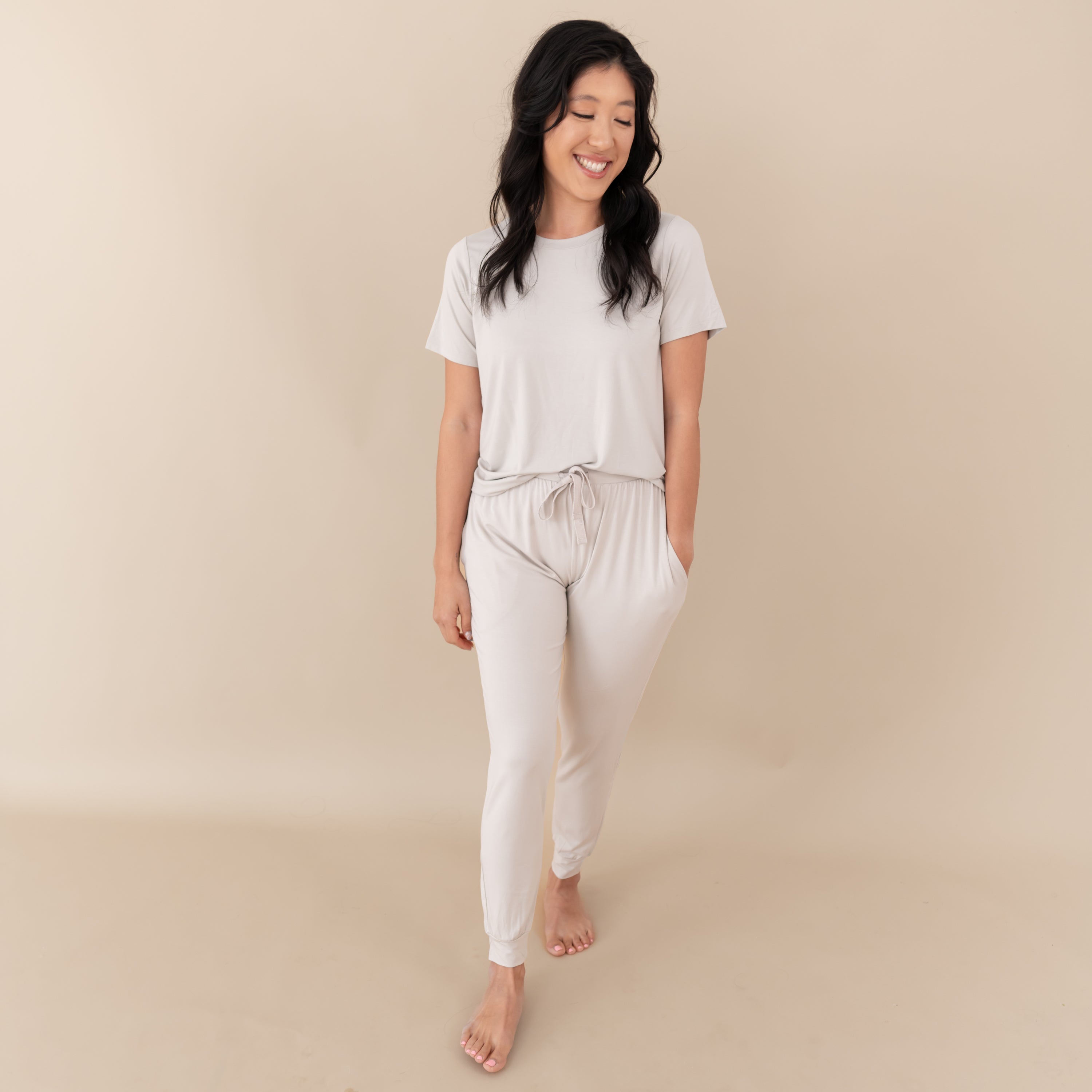 Women's Jogger Pants in Oat