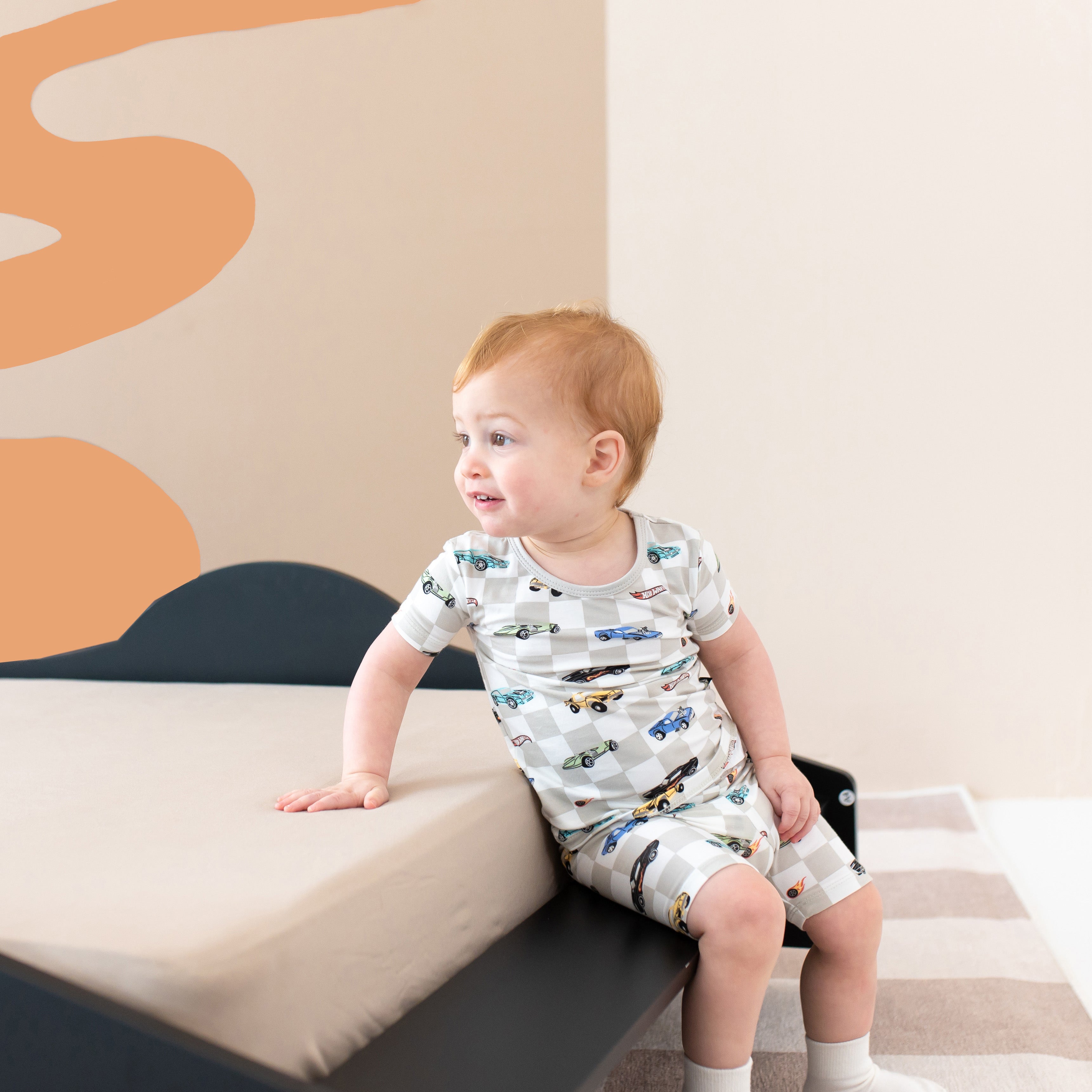Short Sleeve Pajamas in Fast and Fierce