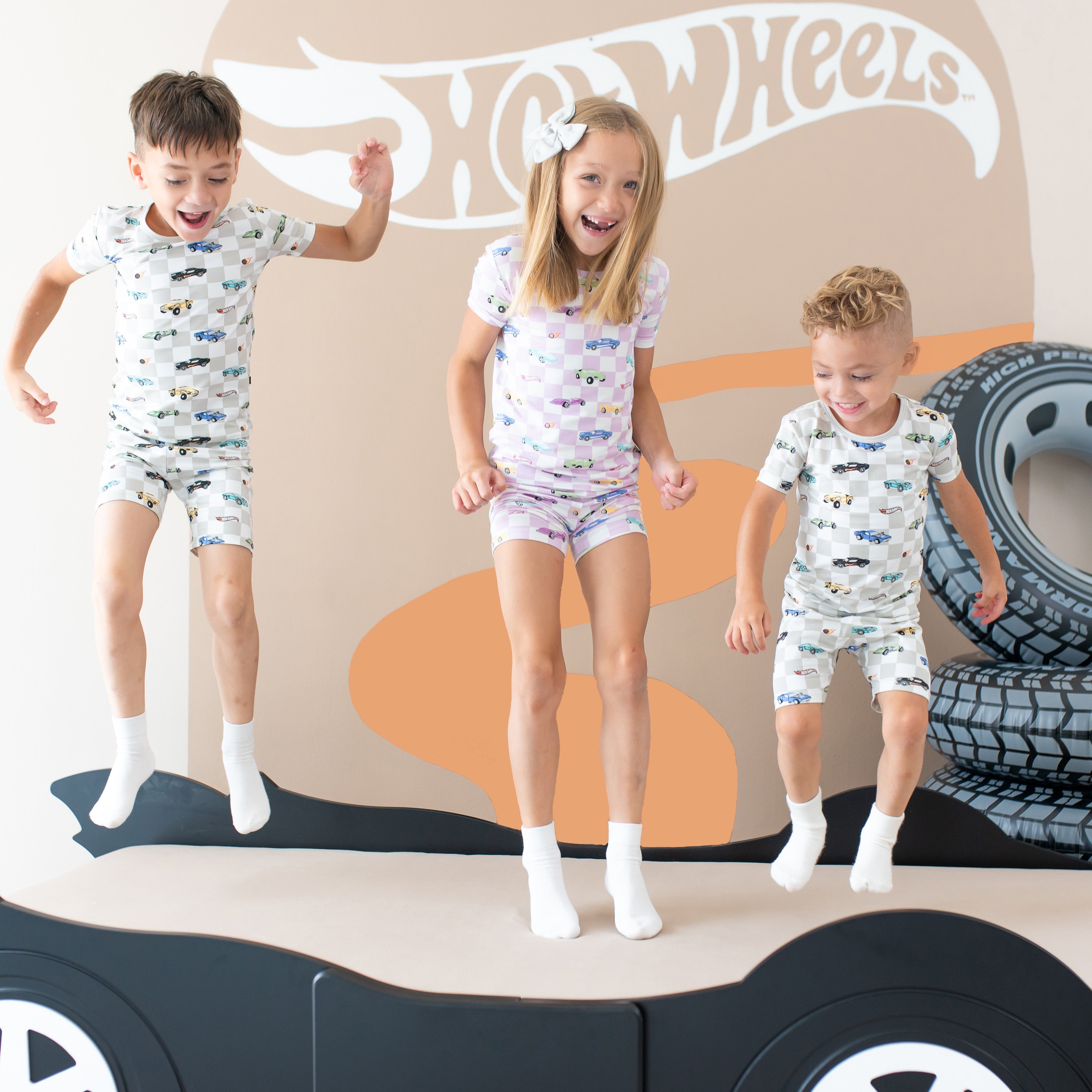 Short Sleeve Pajamas in Fast and Fierce