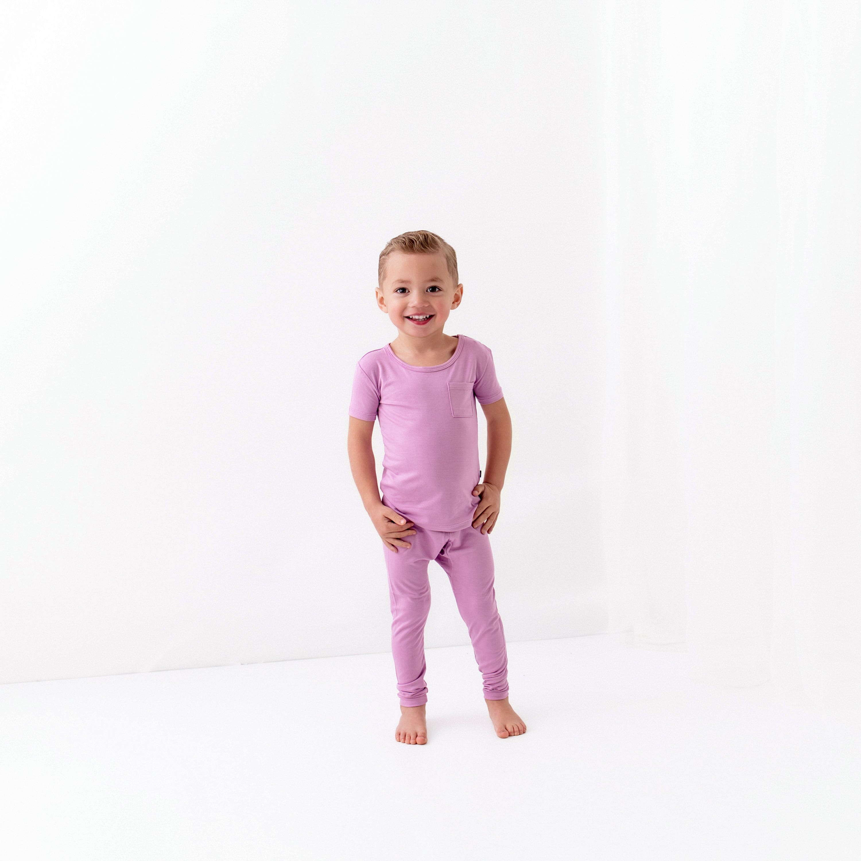 Short Sleeve with Pants Pajamas in Poi