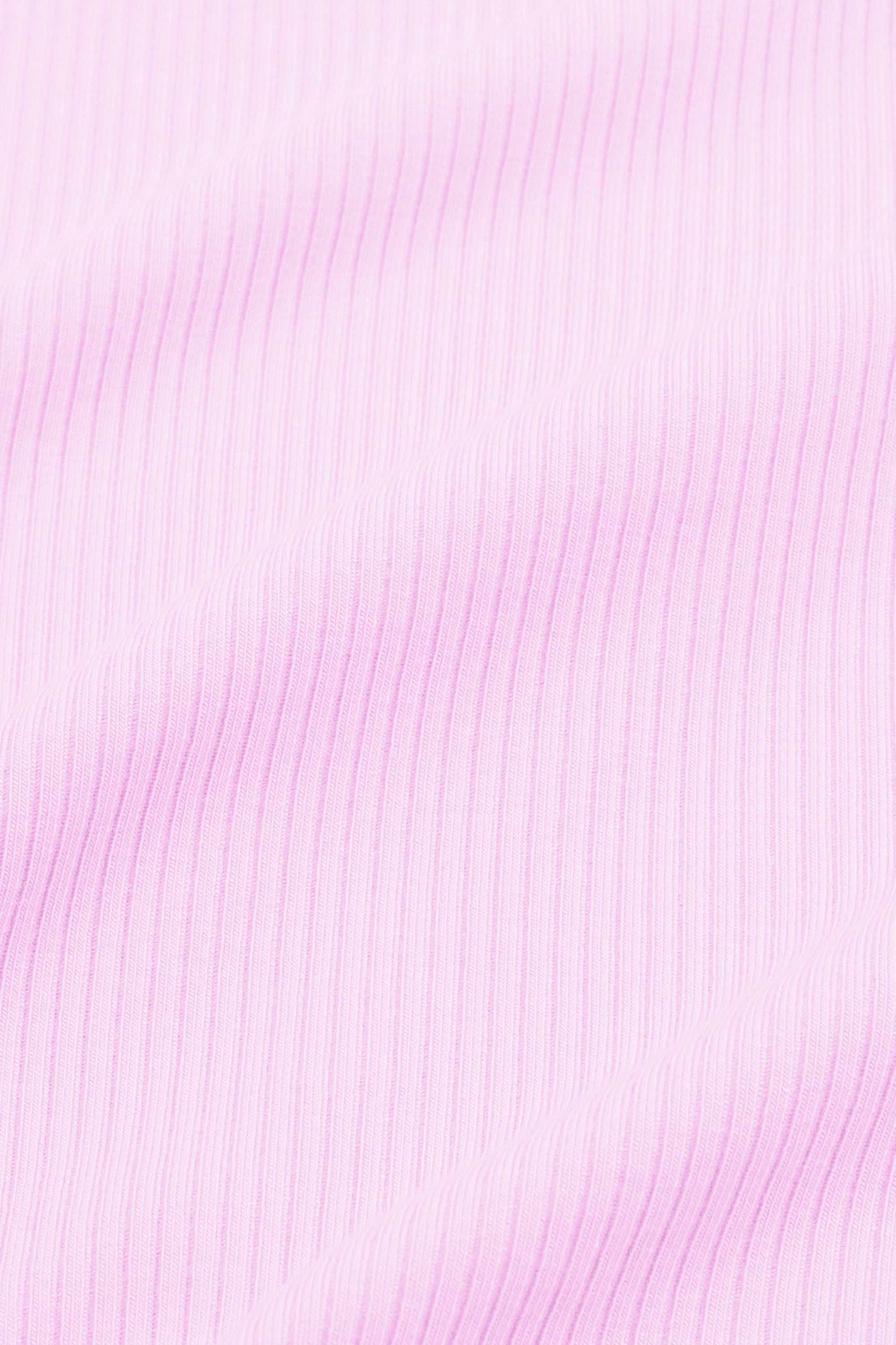 Ribbed Zipper Footie in Thistle