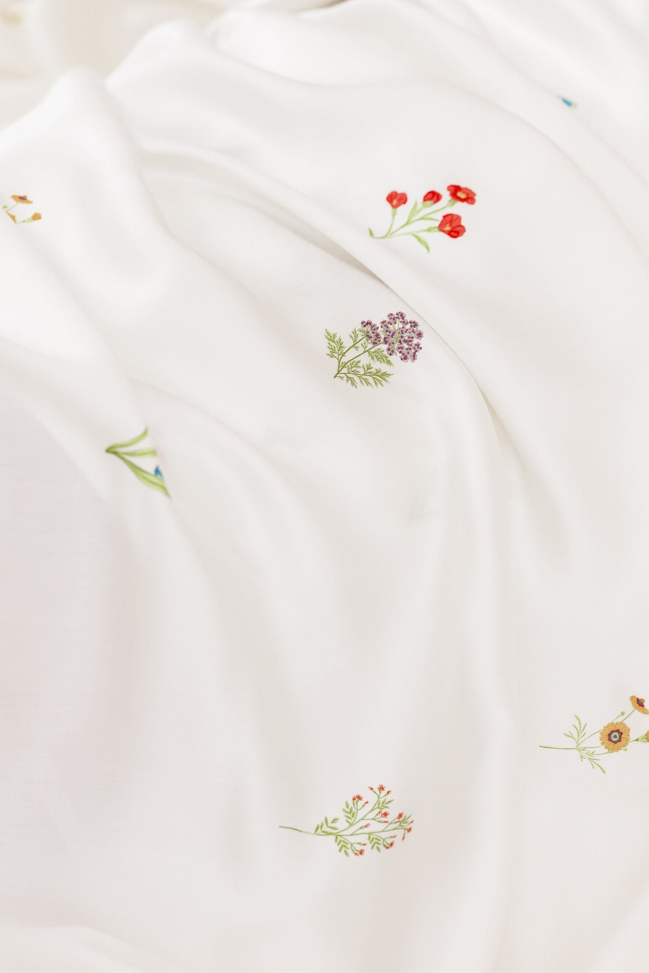 Bamboo Sateen Sheet Set in Wildflower