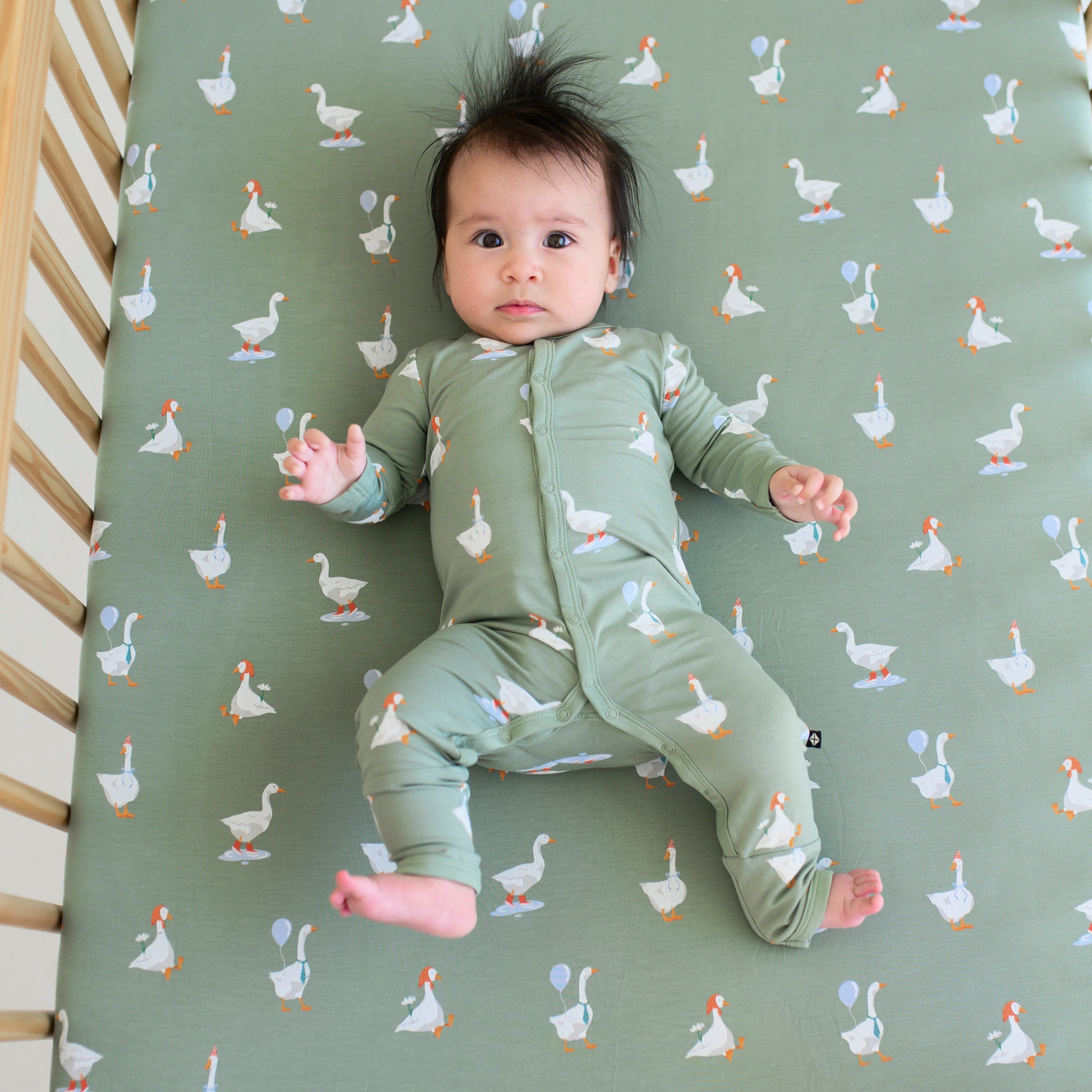 Romper in Silly Goose