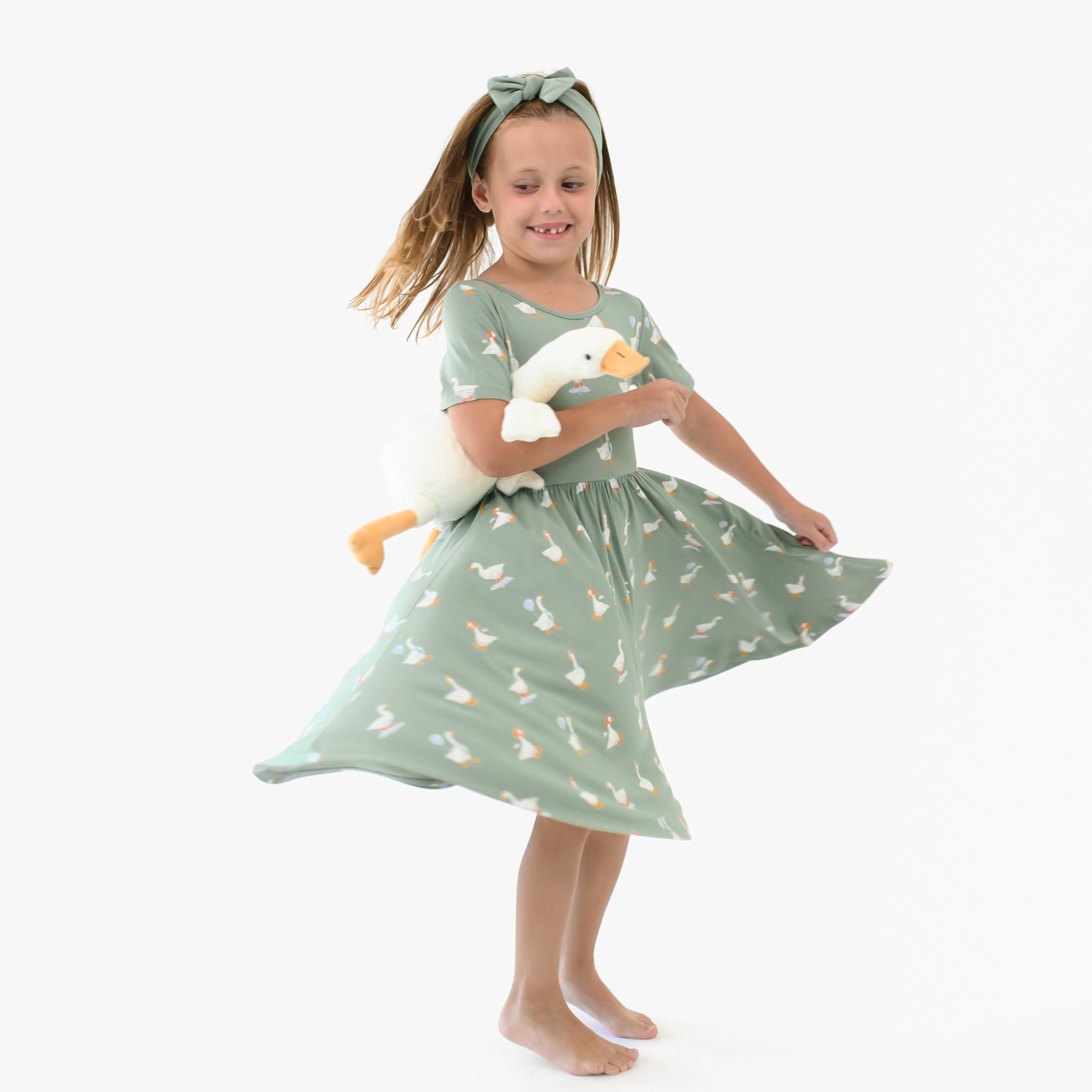 Twirl Dress in Silly Goose