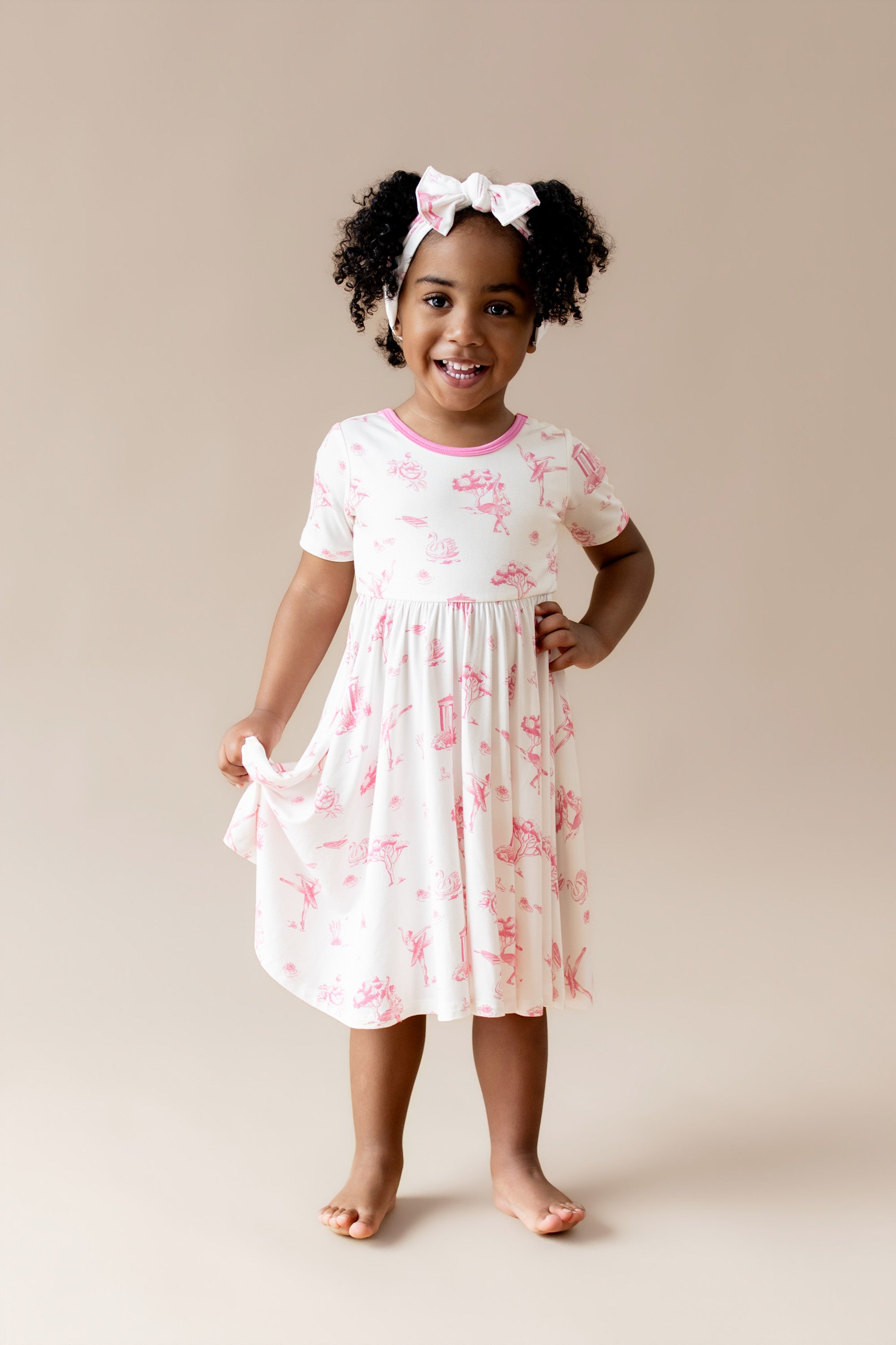 Twirl Dress in Toile Ballet