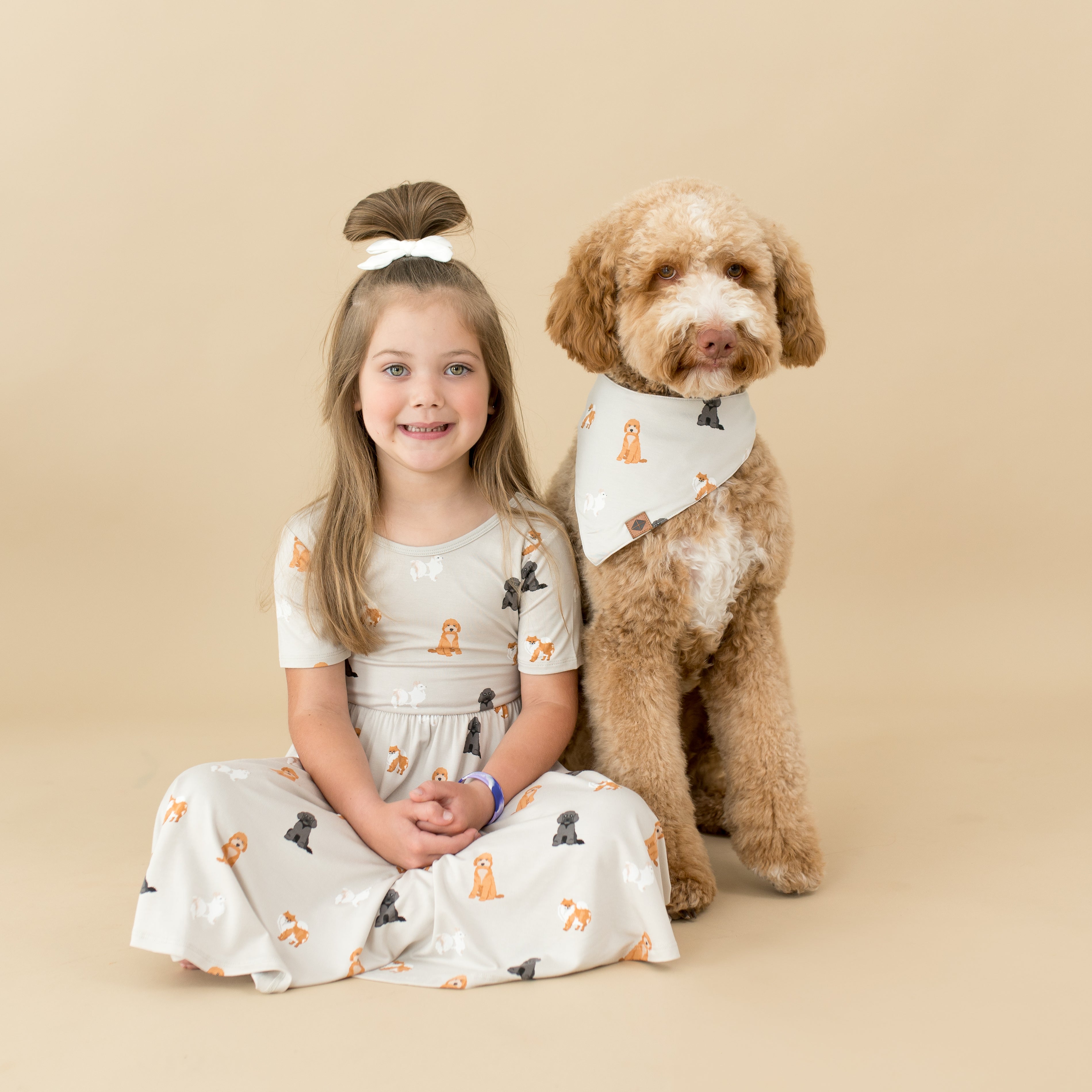 Twirl Dress in Fluffy Dog