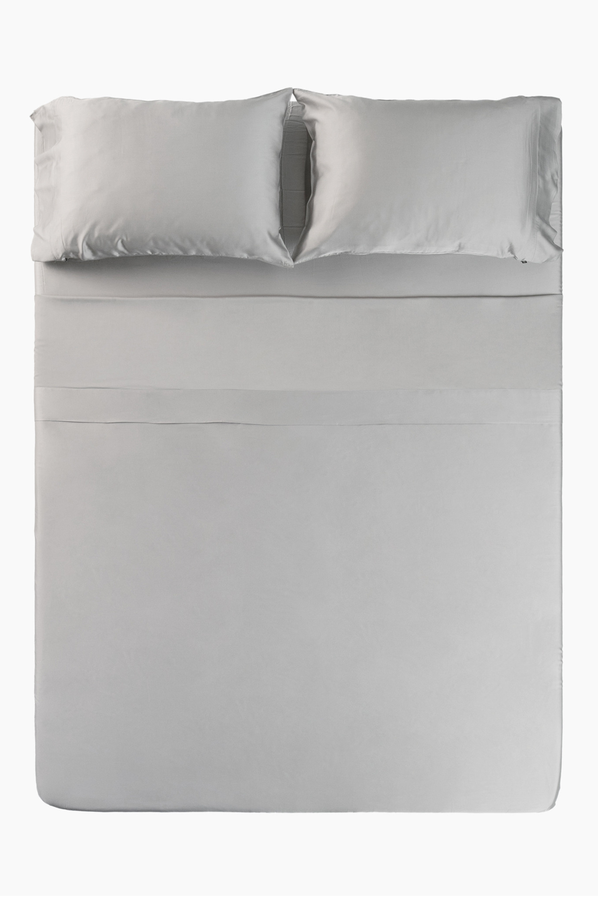 Bamboo Sateen Sheet Set in Dove Gray