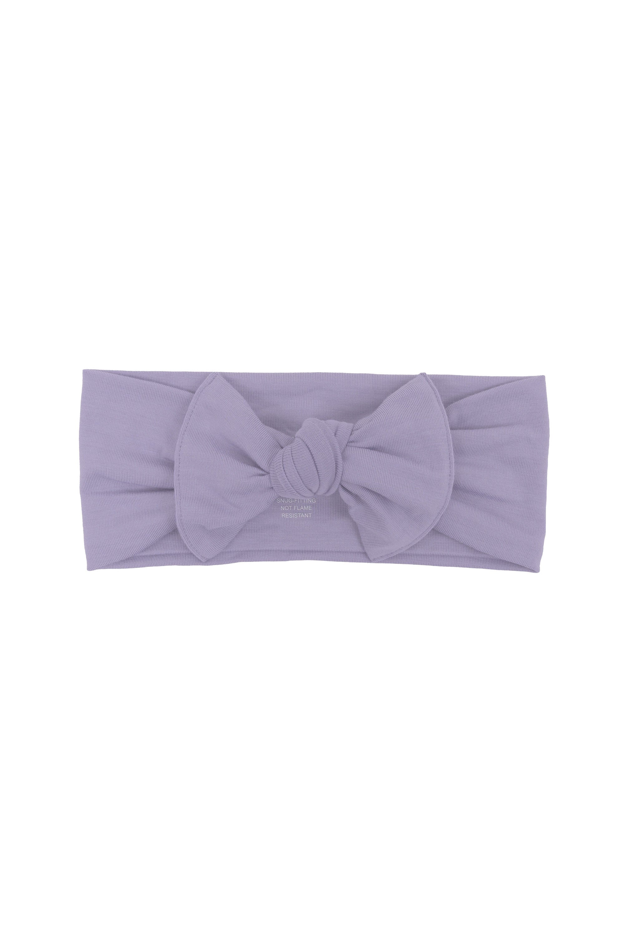 Knotted Bow Headband in Taro