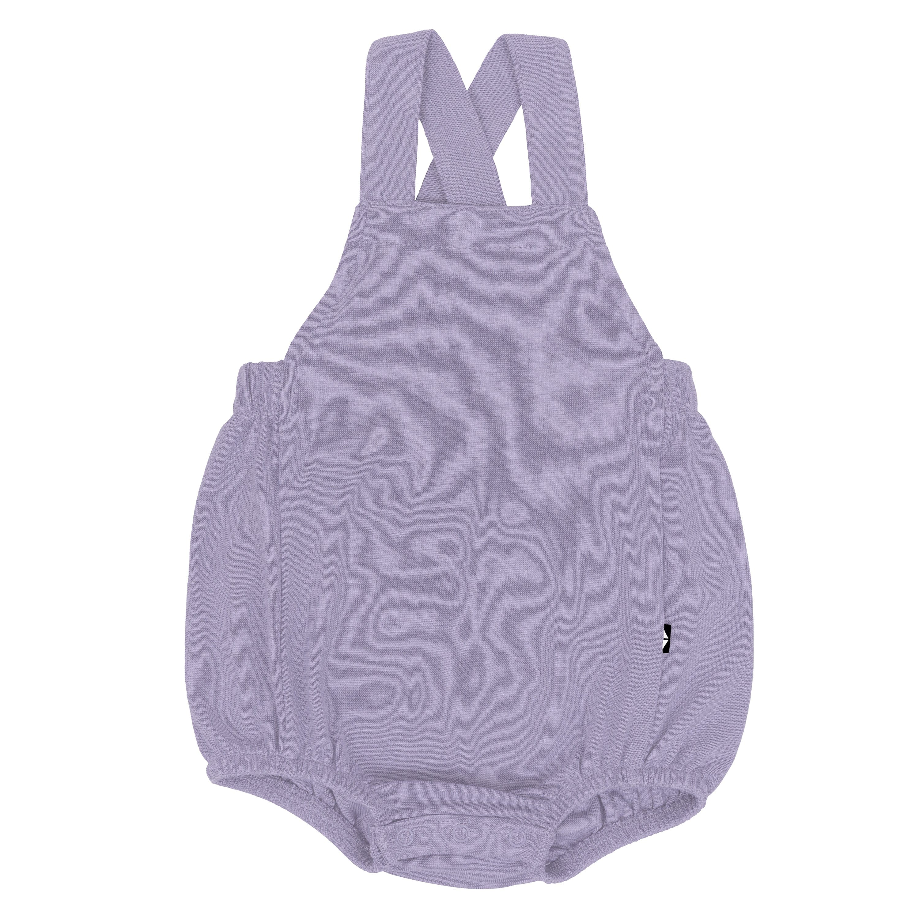 Bamboo Jersey Bubble Overall in Taro