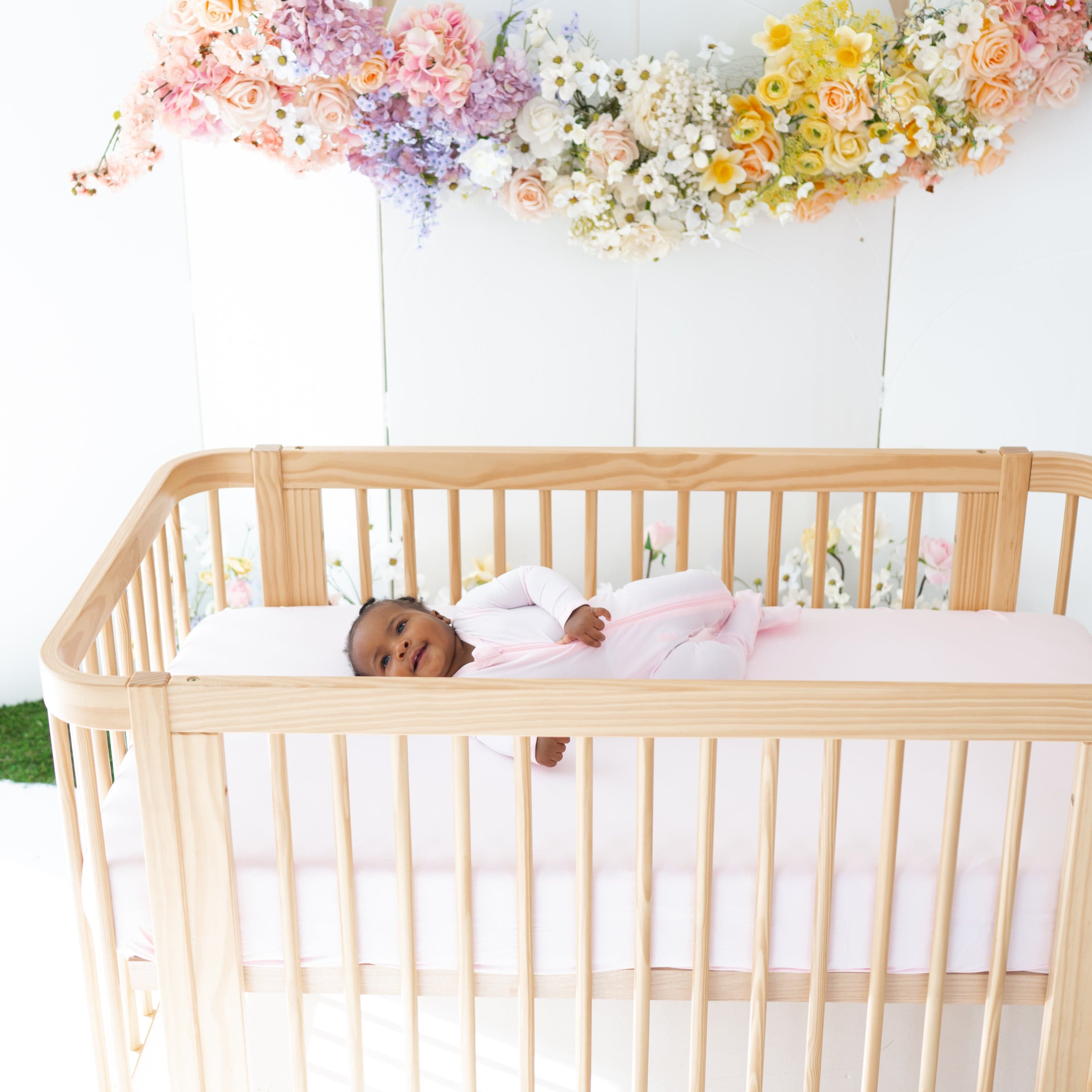 Crib Sheet in Sakura