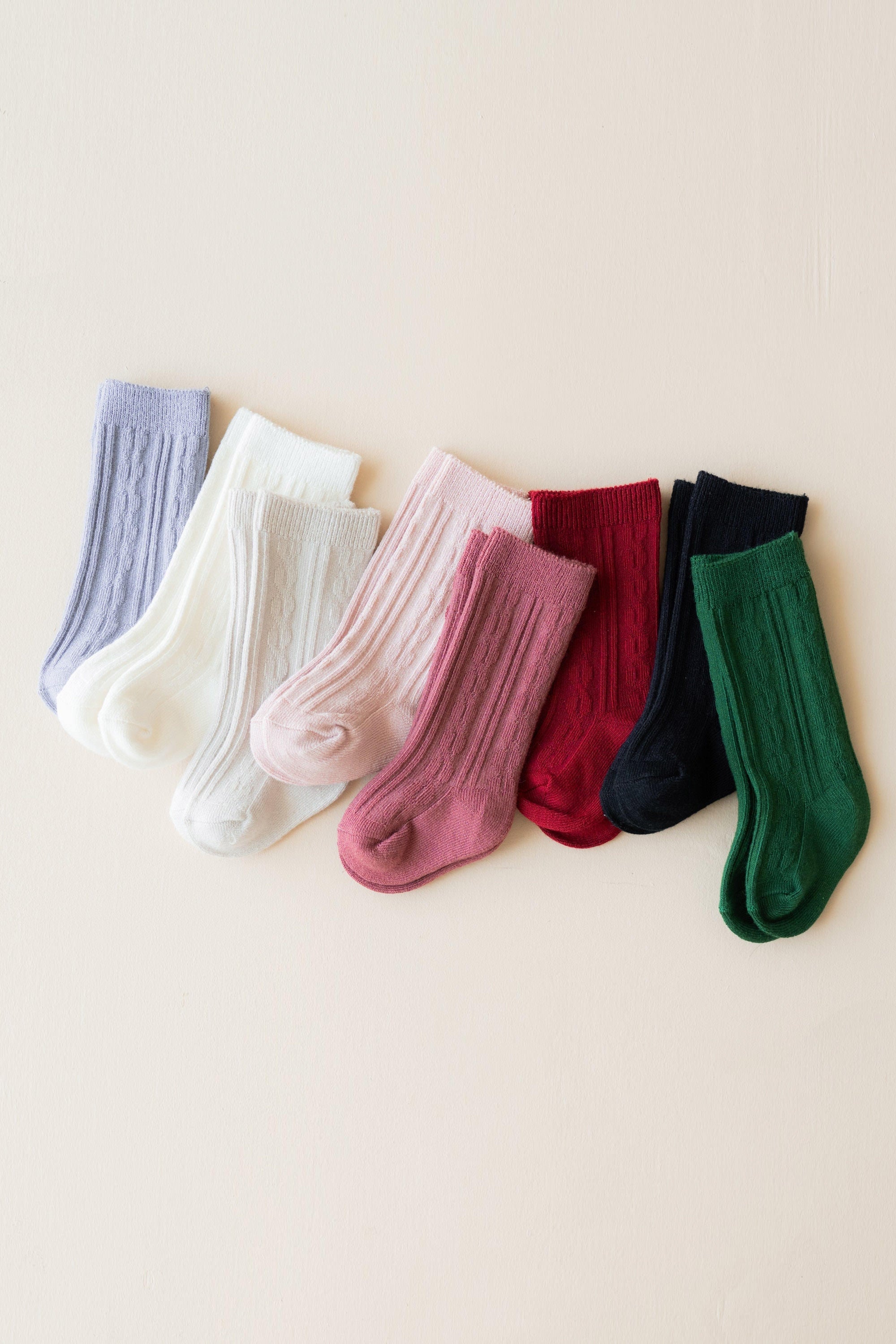 Knee High Socks in Blush